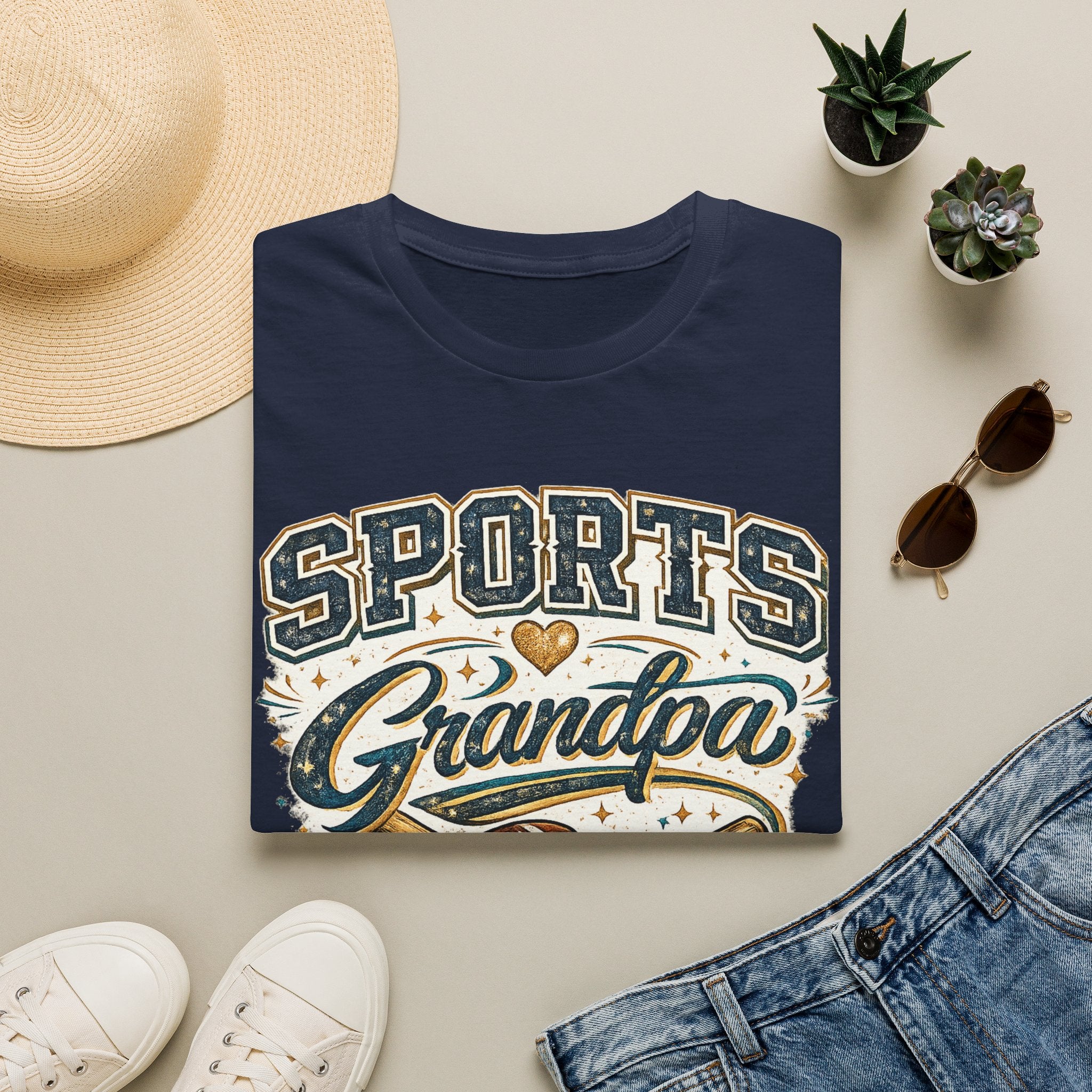 Sports Grandpa T-Shirt — Vintage Athletic Grandpa Gift