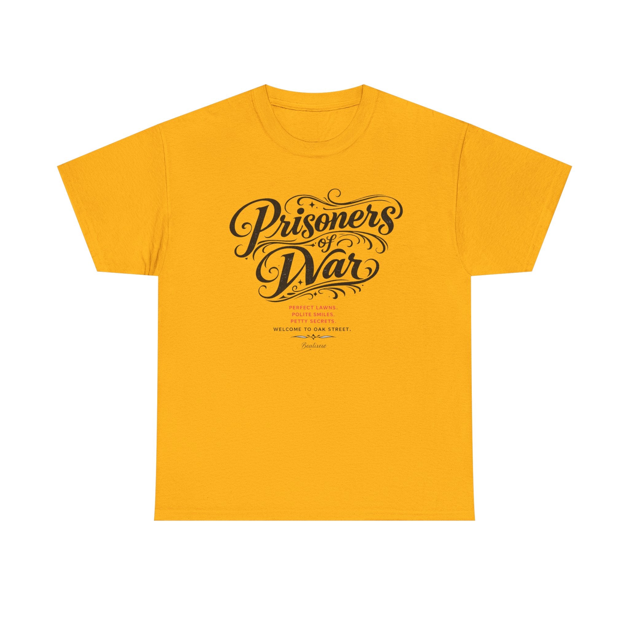 T‑Shirt — "Prisoners of War" Script Tee | Veterans, Memorial & Military Tribute Shirt