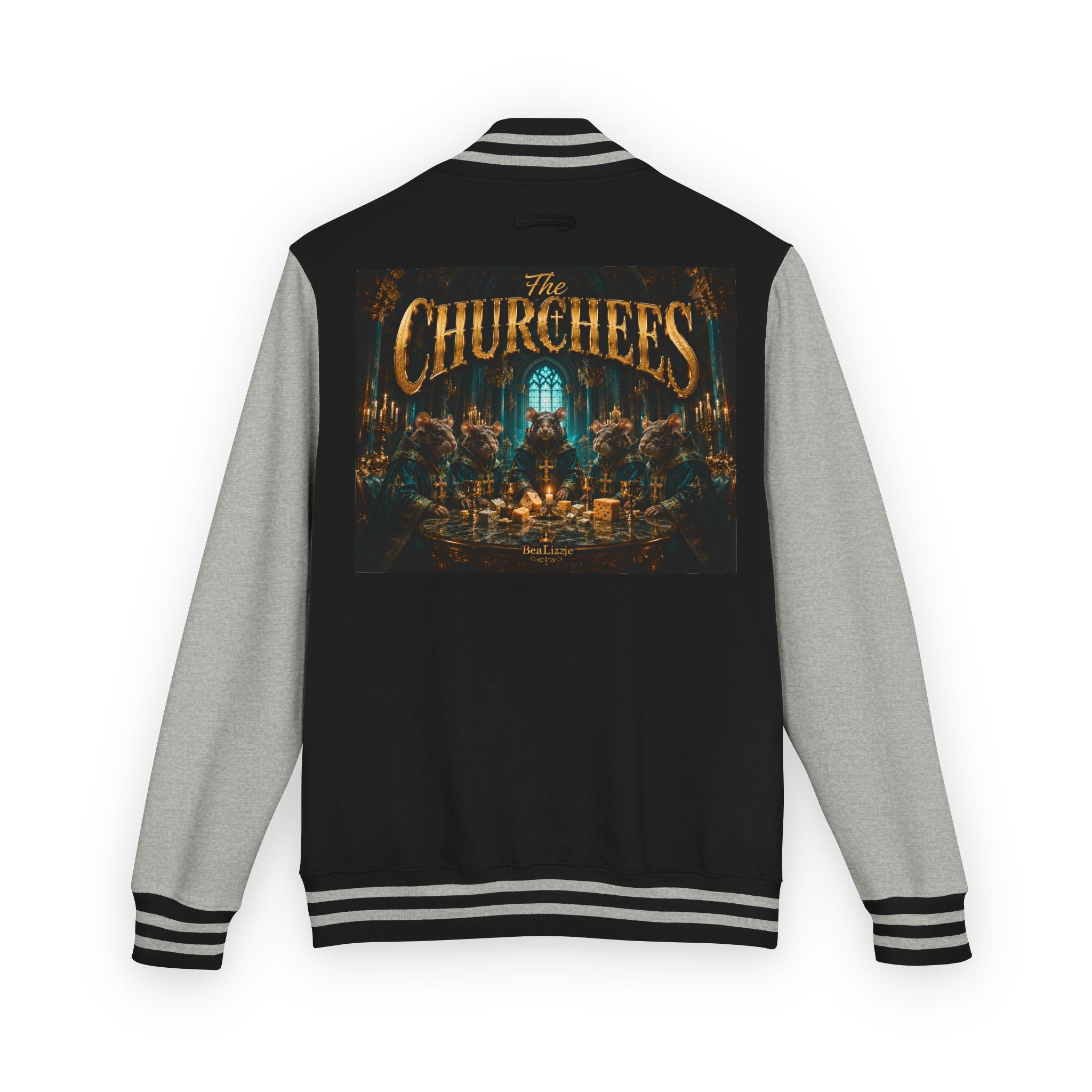 Letterman Jacket — "The Churchees" Retro Band Varsity Jacket