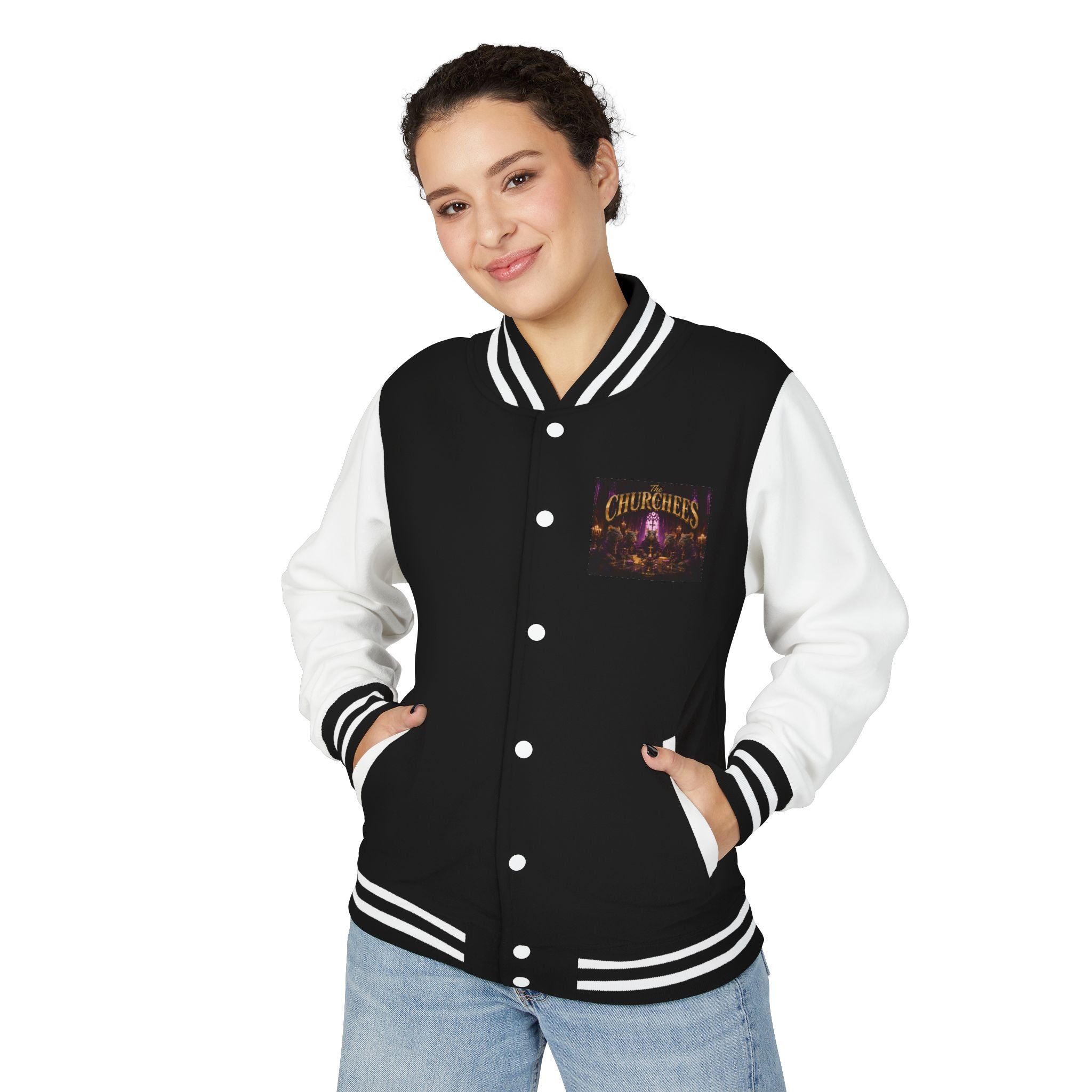 Letterman Jacket — The Churchchefs Band Logo Varsity Jacket