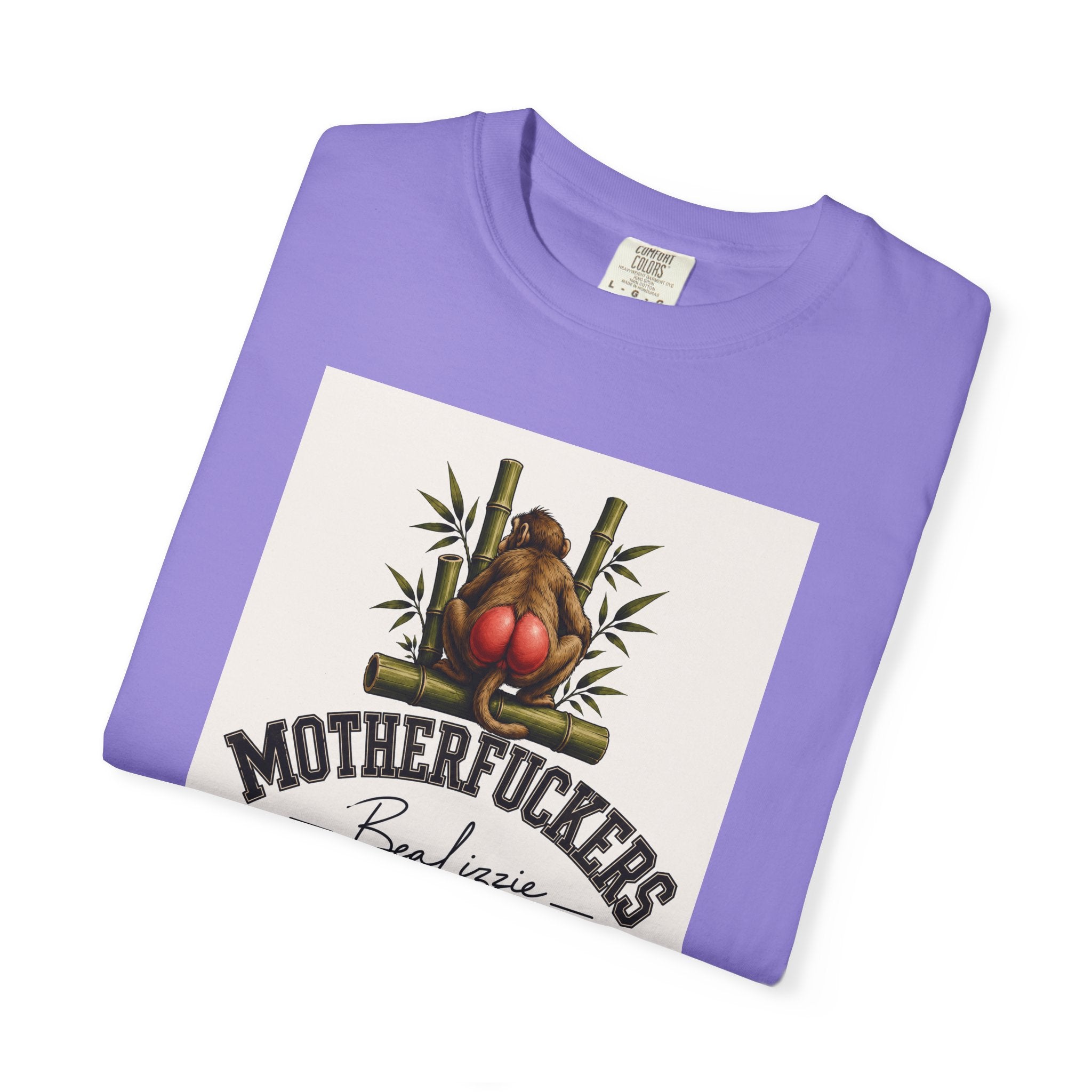 Motherfuckers Buddha Graphic T-Shirt — Retro Buddha & Bamboo Illustration Tee