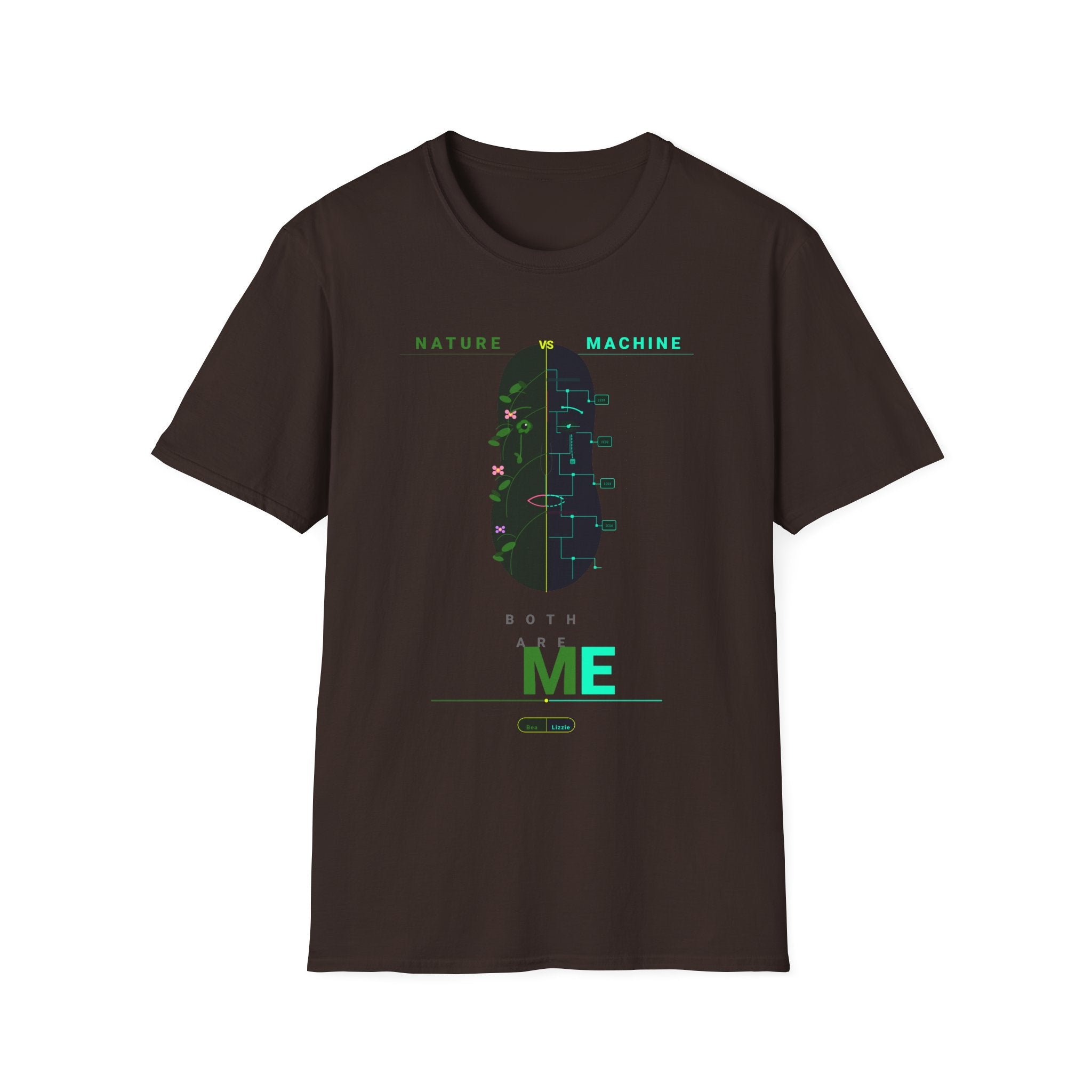 Nature Machine T-Shirt — Eco Tech Graphic Tee