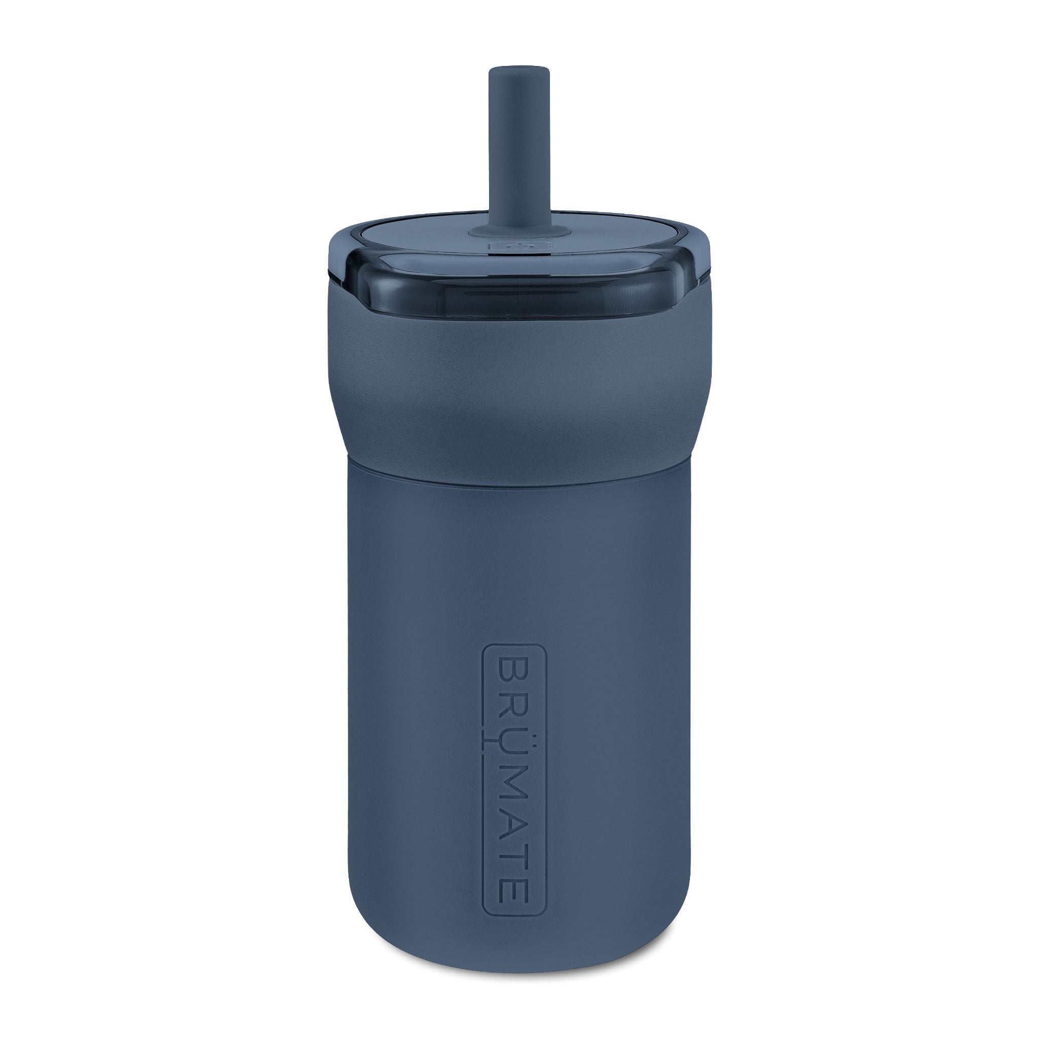 Kids 12oz Leakproof Straw Tumbler — Engraved Nature Icons, Child-Friendly Travel Cup