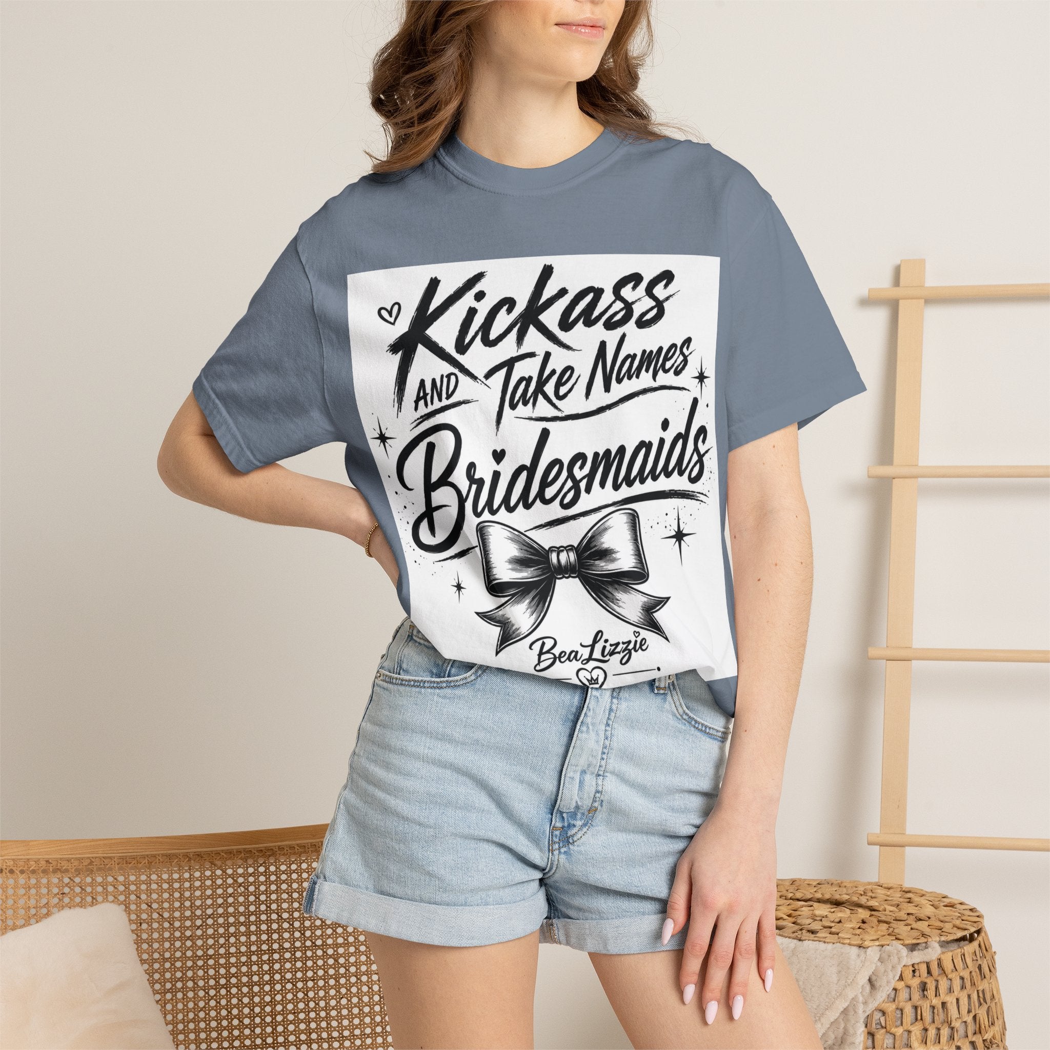 Bridesmaid T-Shirt - "Kickass and Take Names" Bridal Party Tee