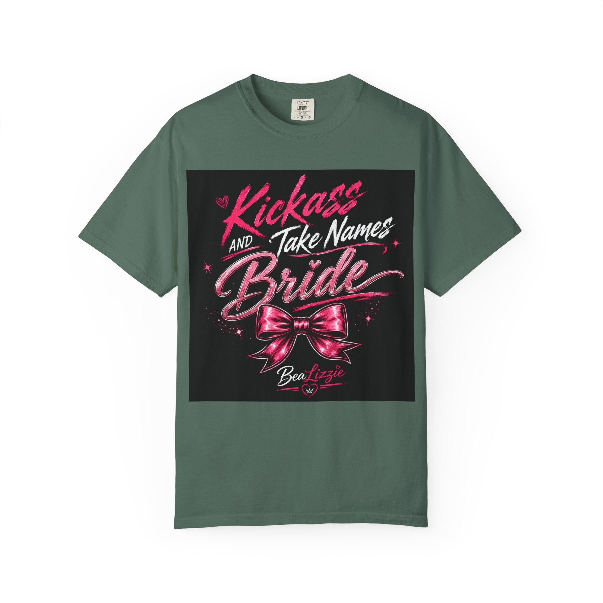 Bride 'Kick Ass and Take Names' Graphic Tee — Bachelorette Party Shirt