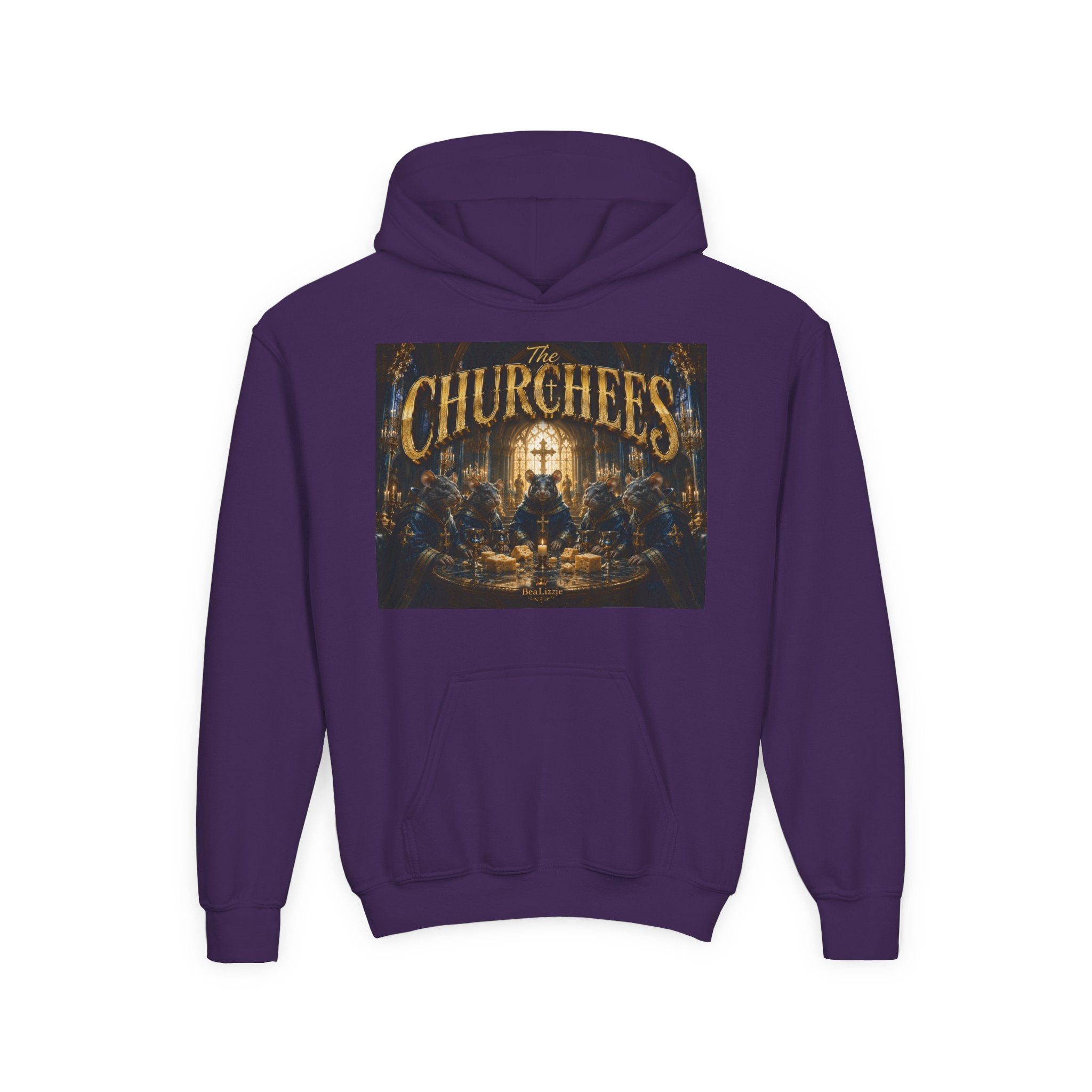 Youth Hoodie — 'CHURCHEES' Graphic Sweatshirt