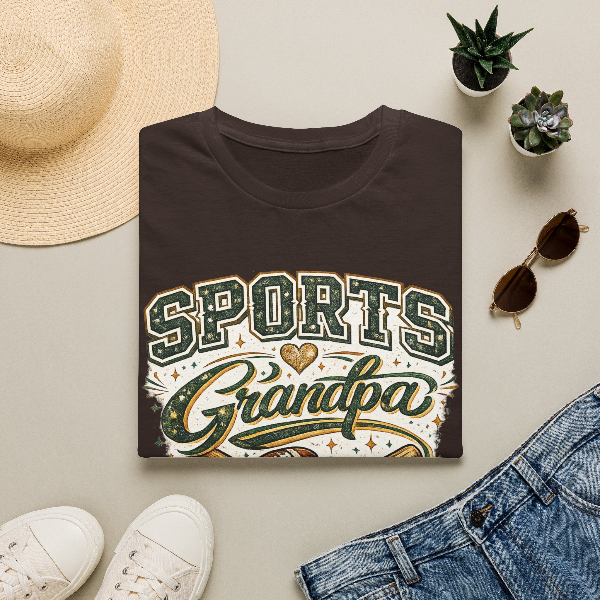 Sports Grandpa T-Shirt — Vintage Athletic Grandpa Gift