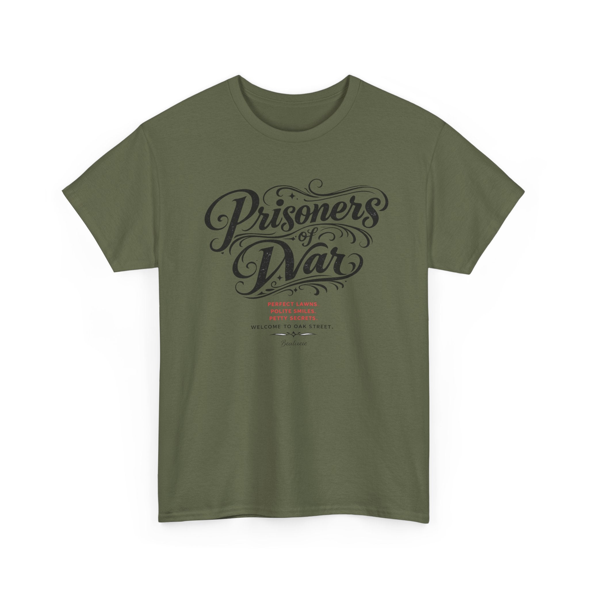 T‑Shirt — "Prisoners of War" Script Tee | Veterans, Memorial & Military Tribute Shirt