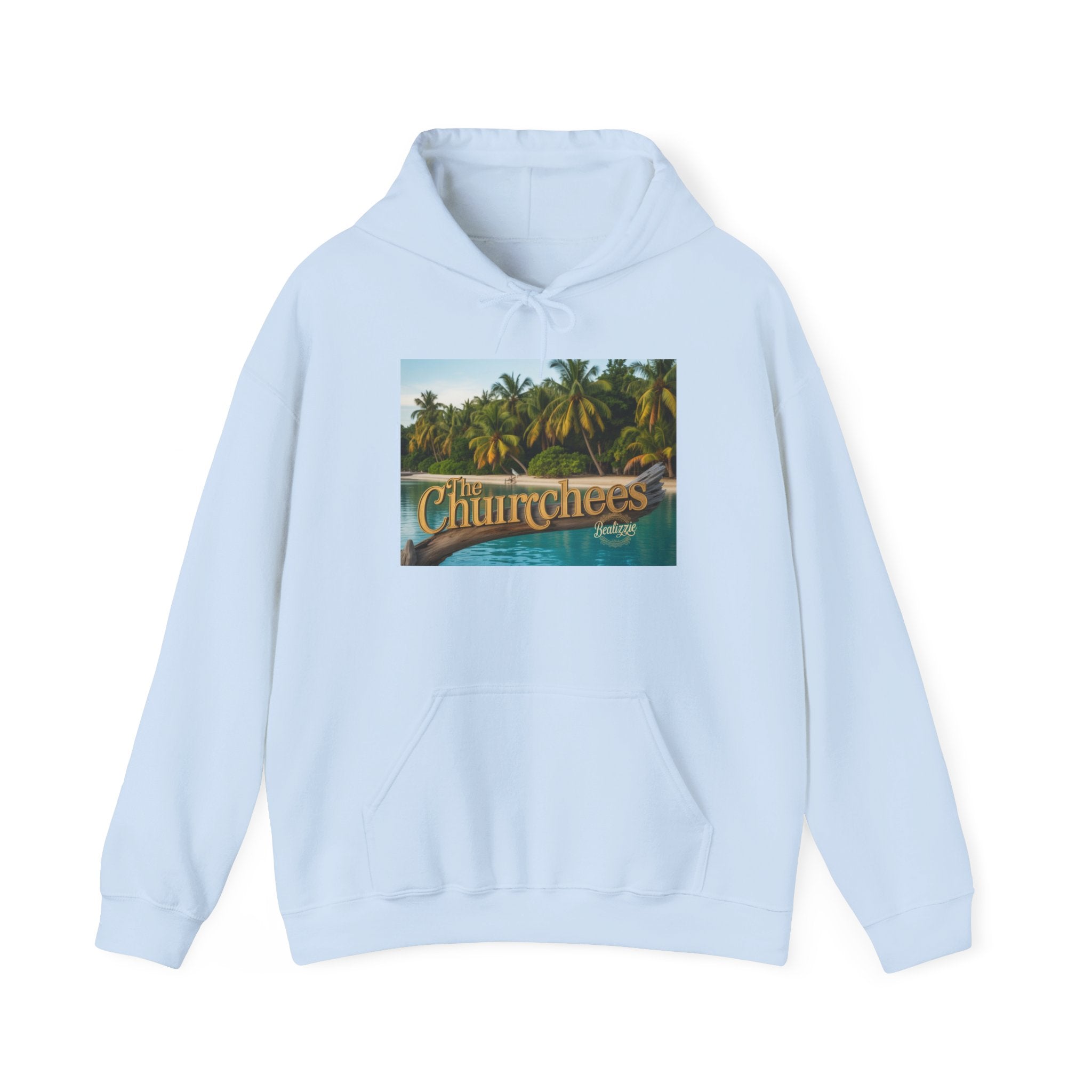 Sweat à capuche Churrchees Tropical Palm — Sweat-shirt rétro motif plage