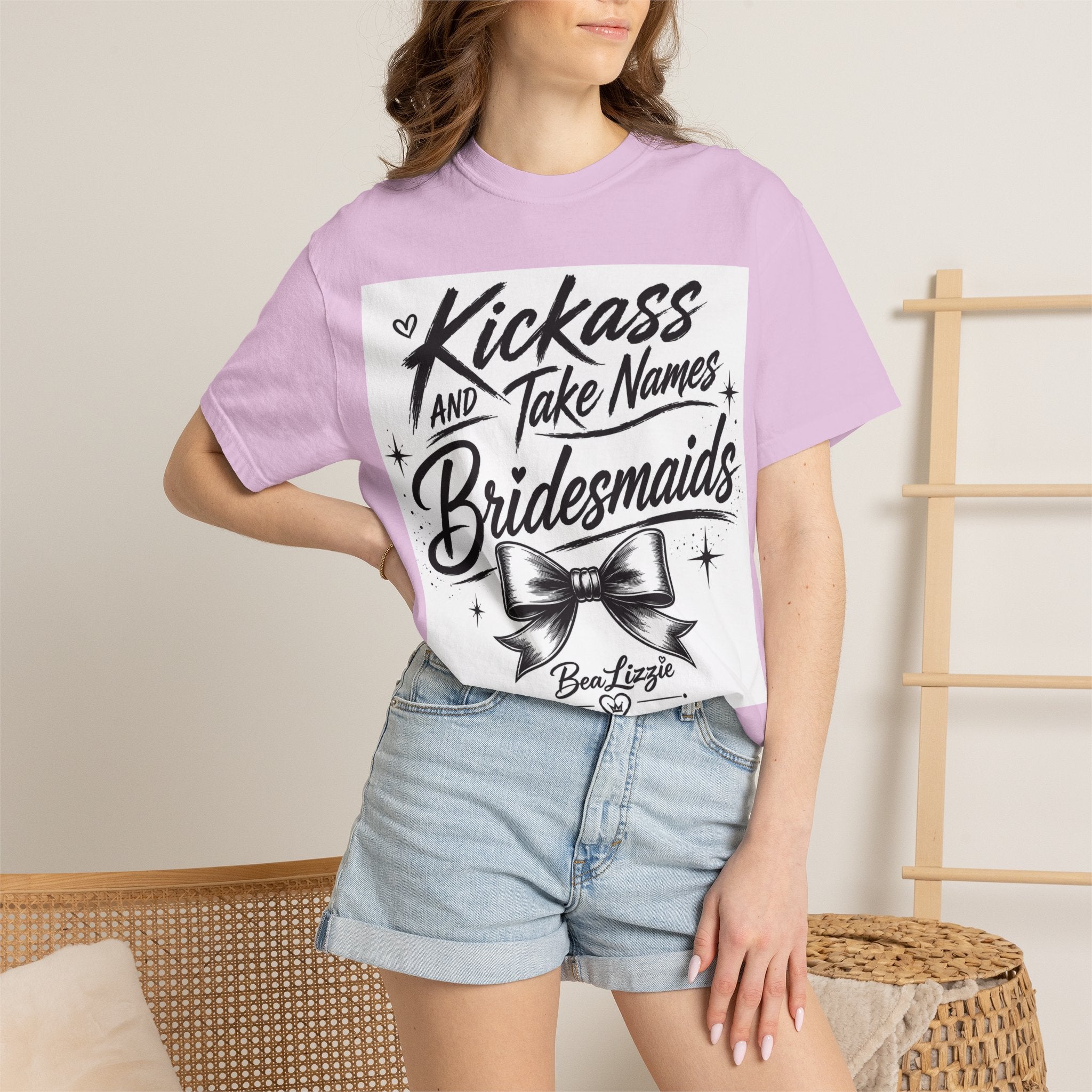 Bridesmaid T-Shirt - "Kickass and Take Names" Bridal Party Tee