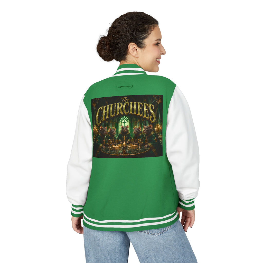 Letterman Jacket — The Churchers Band Logo Varsity Jacket