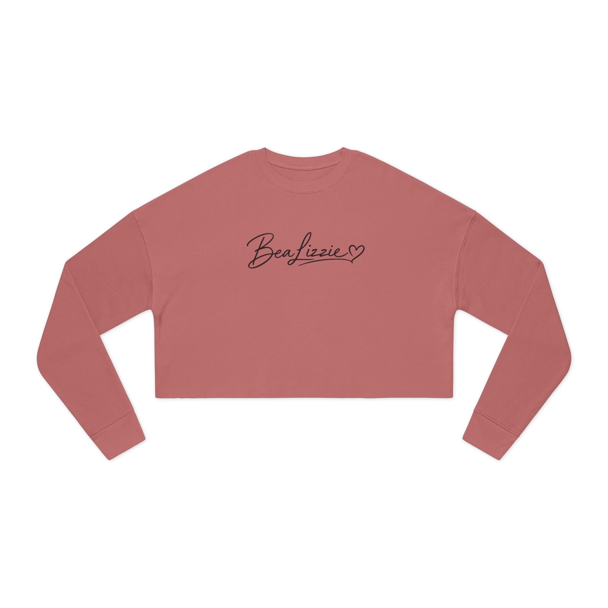 Cropped Sweatshirt  'BeaLizzie'  Heart Crop Top