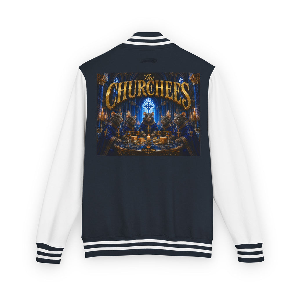The Churchees Logo Letterman Jacket — Retro Band Varsity Jacket