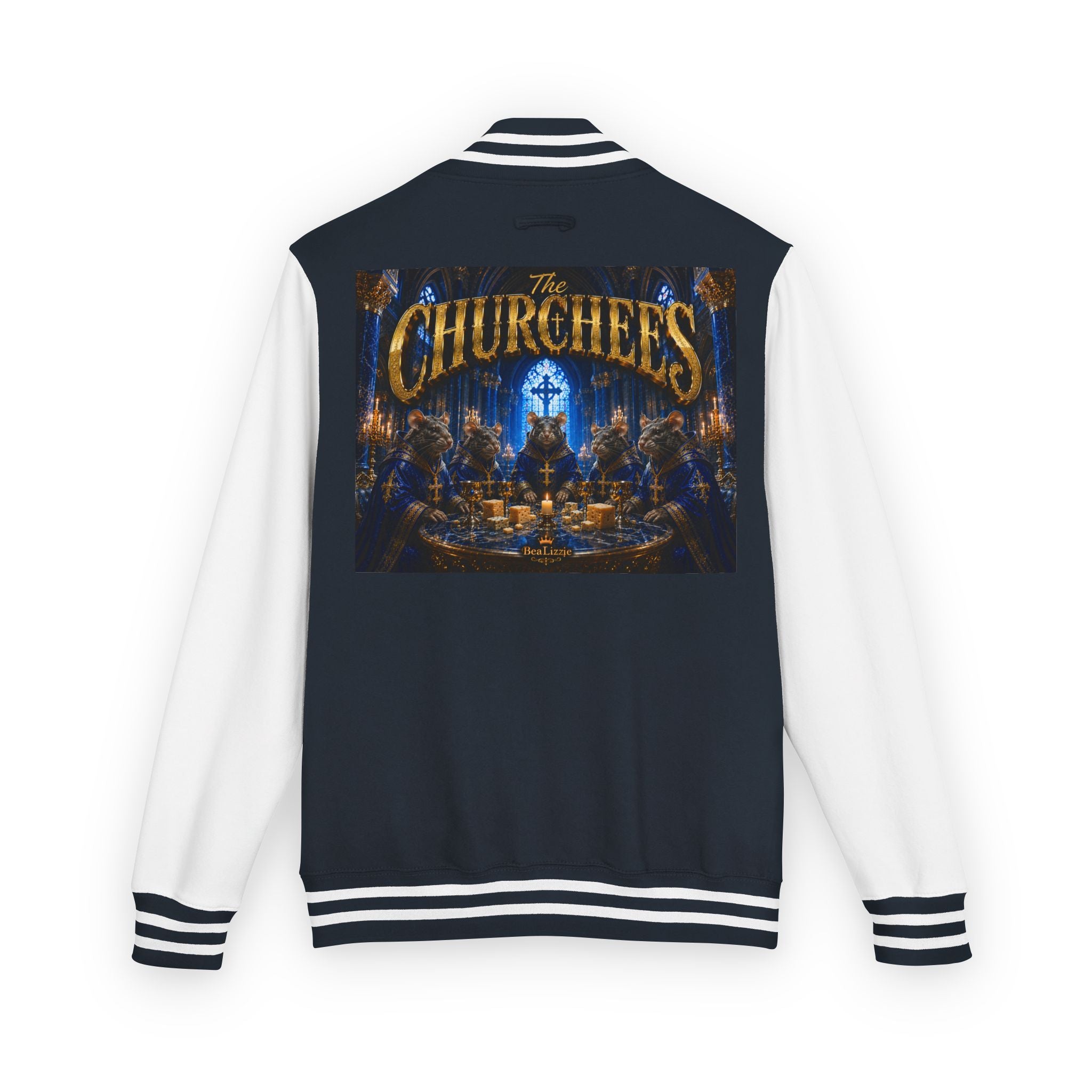 The Churchees Logo Letterman Jacket — Retro Band Varsity Jacket