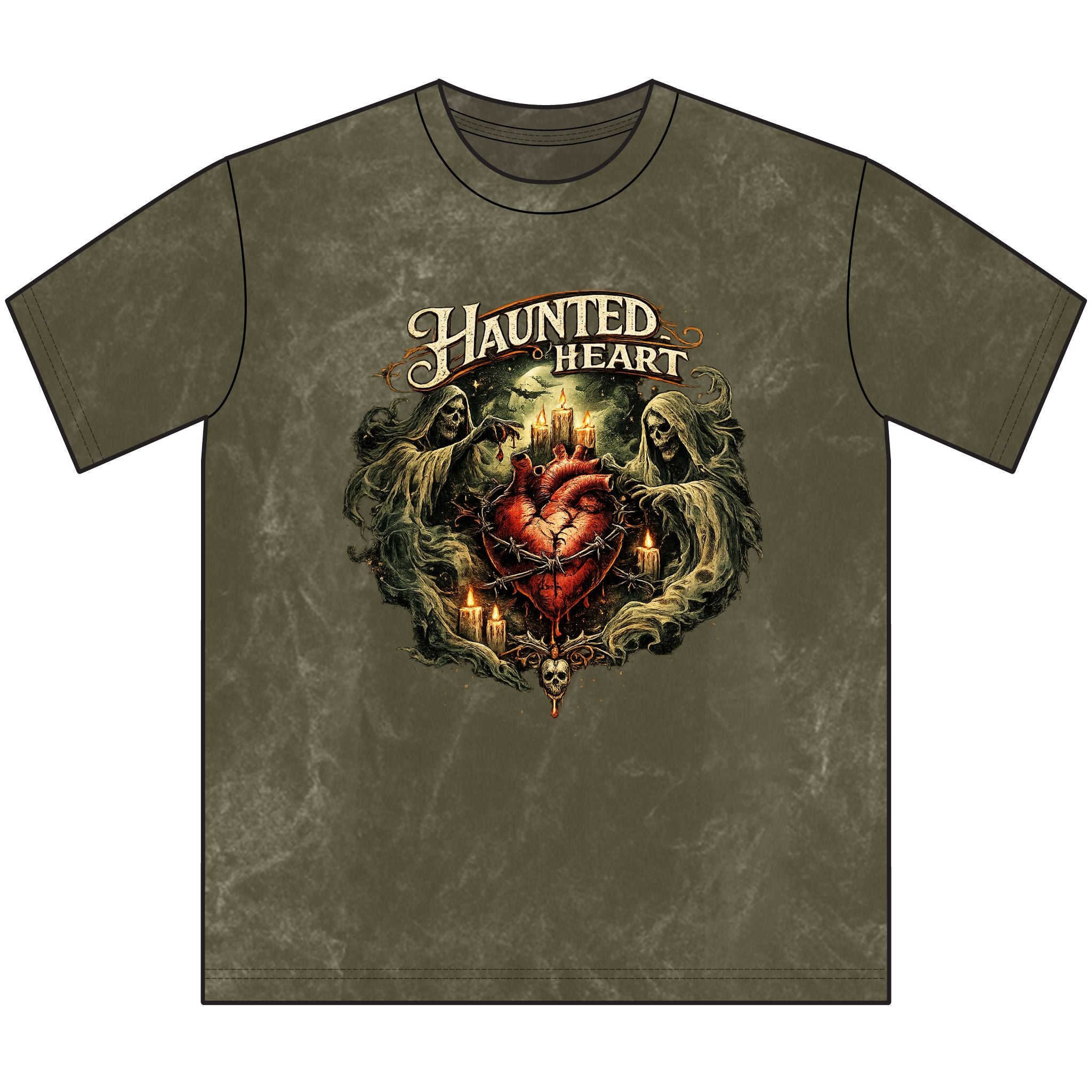 Haunted Heart Vintage Crewneck Tee