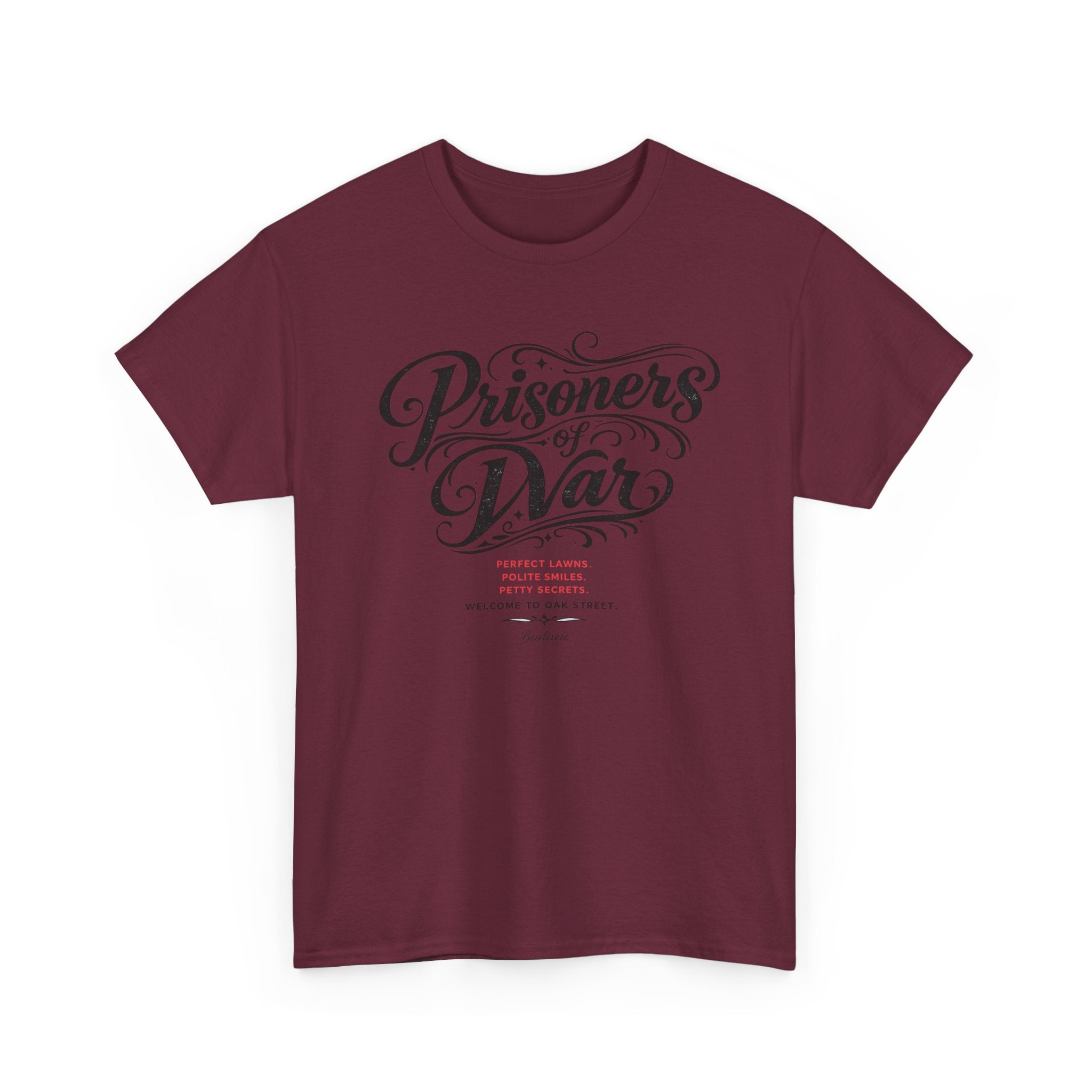 T‑Shirt — "Prisoners of War" Script Tee | Veterans, Memorial & Military Tribute Shirt
