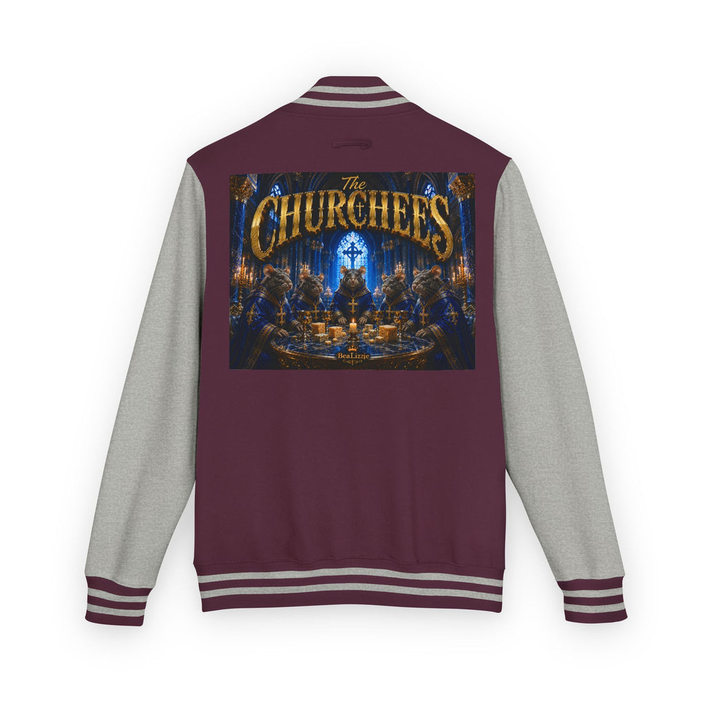 The Churchees Logo Letterman Jacket — Retro Band Varsity Jacket
