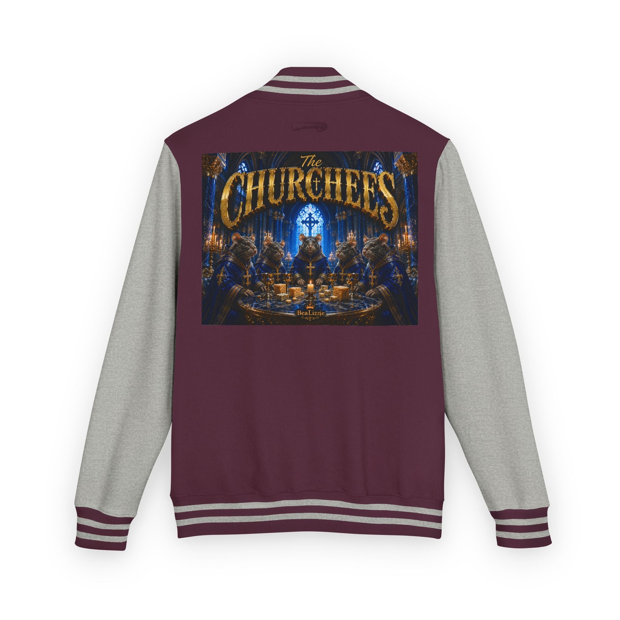 The Churchees Logo Letterman Jacket — Retro Band Varsity Jacket