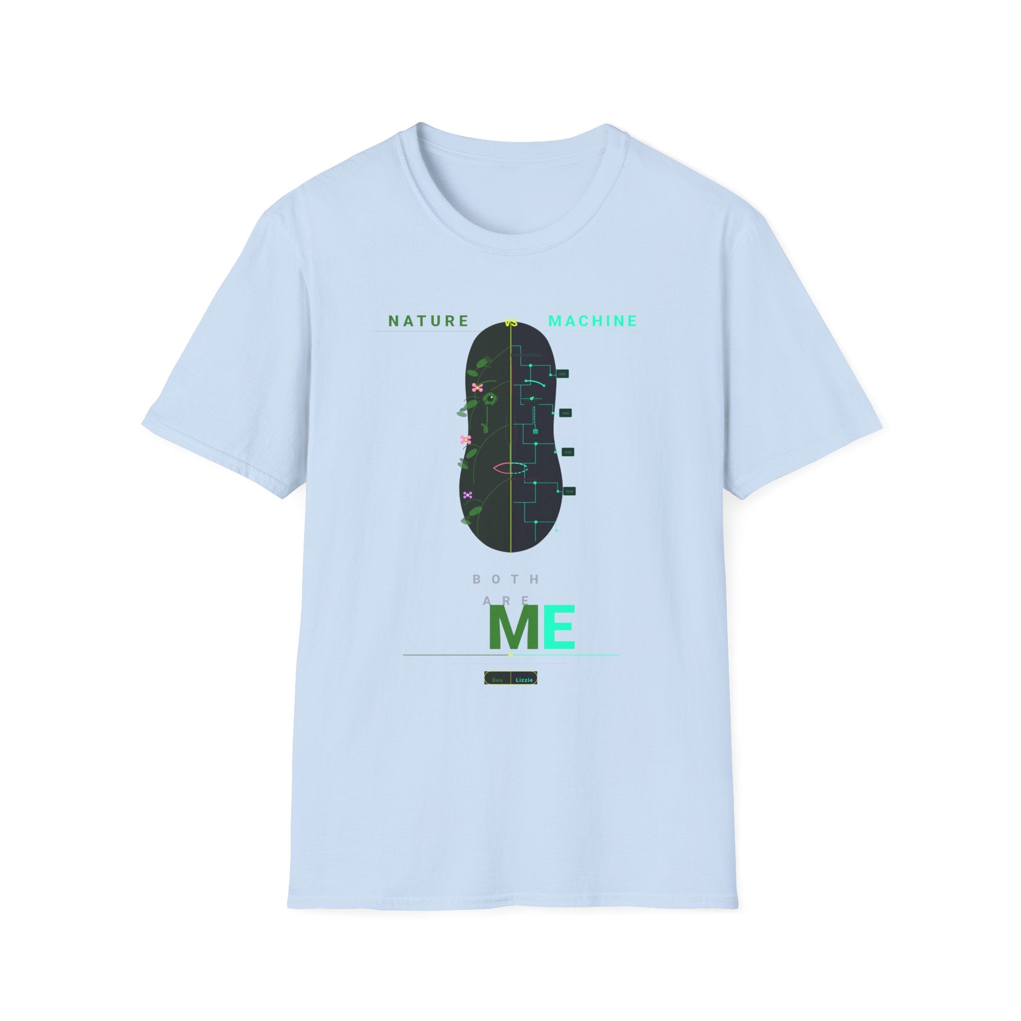 Nature Machine T-Shirt — Eco Tech Graphic Tee