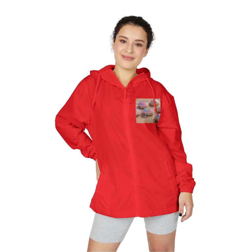 Donut Squad Windbreaker Jacket — Cute Pastel Donut Pocket Print