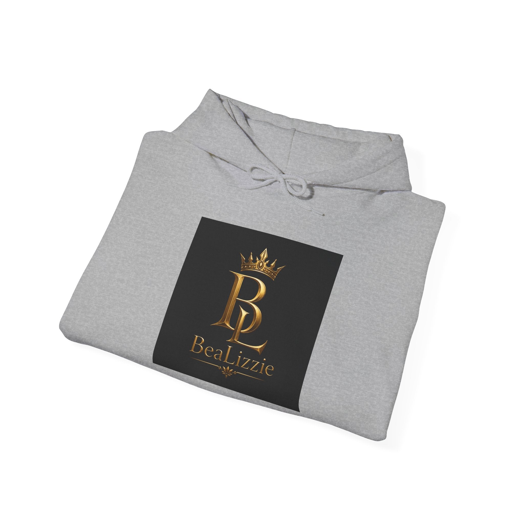 Royal B&L Logo Hoodie — Gold Crown Luxury Pullover