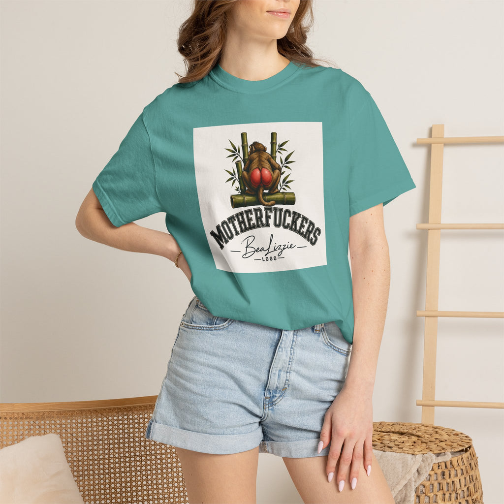 Motherfuckers Buddha Graphic T-Shirt — Retro Buddha & Bamboo Illustration Tee