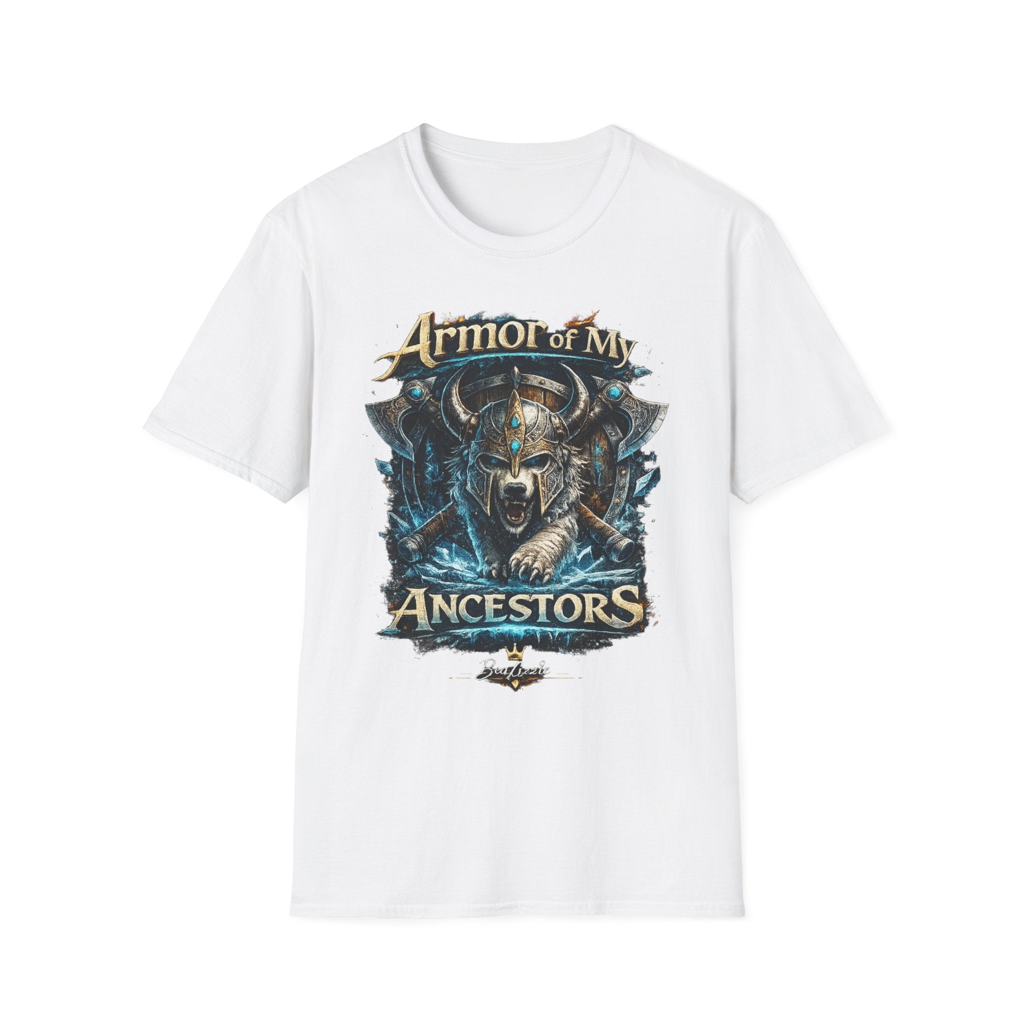 Armor of My Ancestors T-Shirt — Viking Warrior Shield Graphic Tee