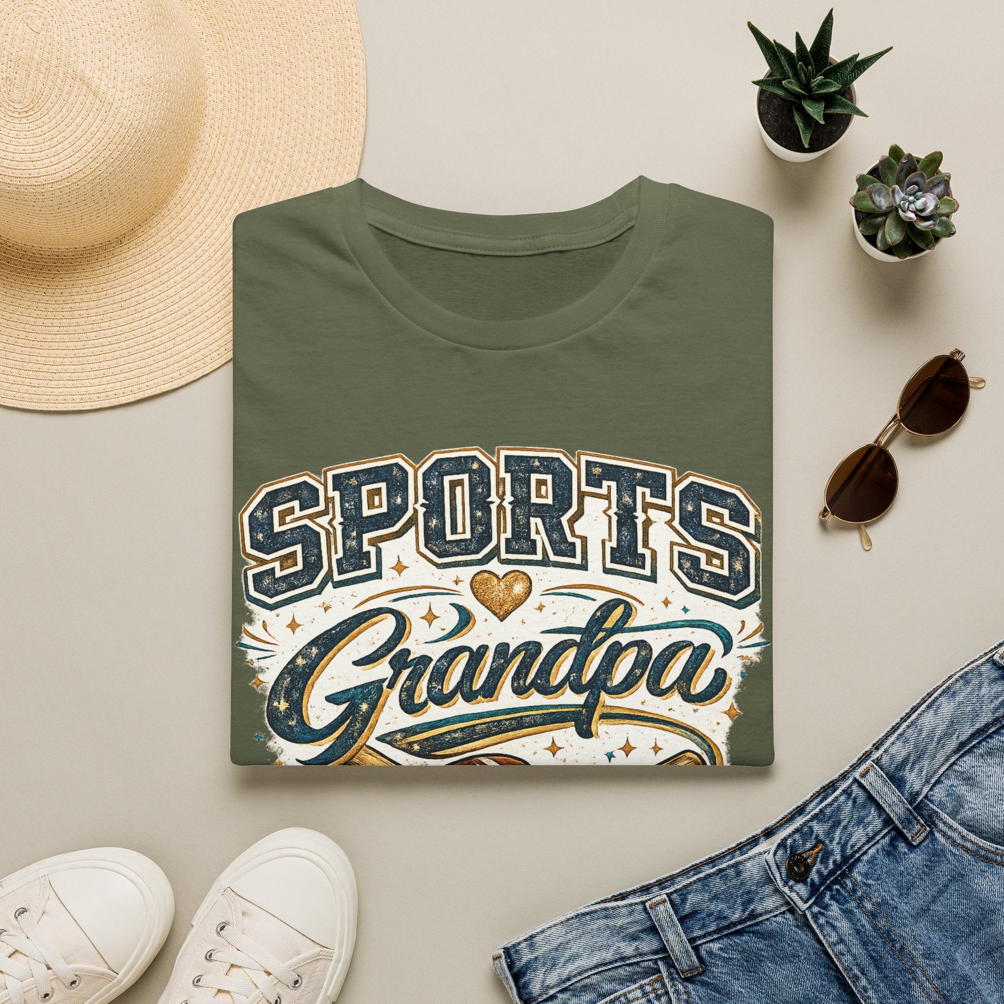 Sports Grandpa T-Shirt — Vintage Athletic Grandpa Gift