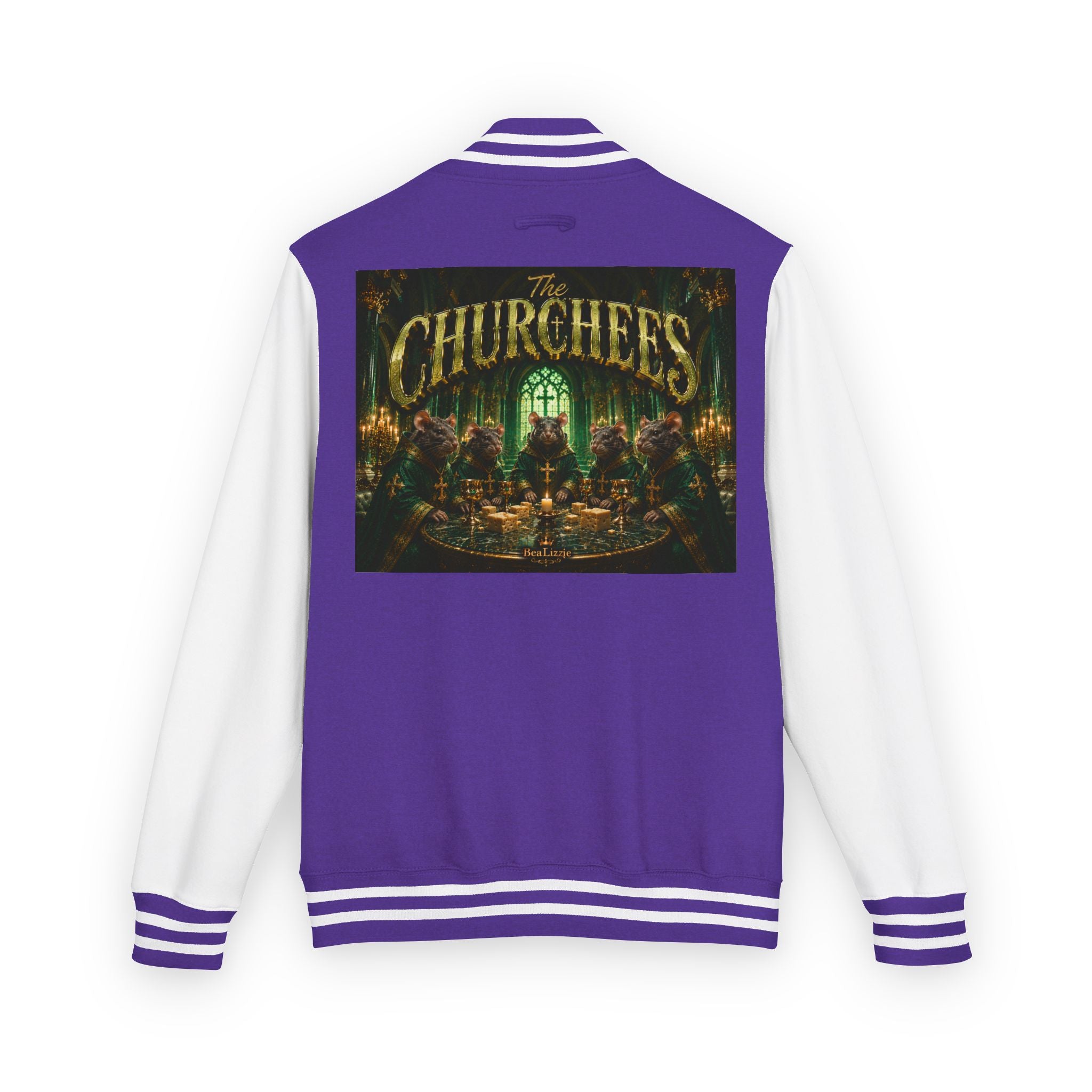 Letterman Jacket — The Churchers Band Logo Varsity Jacket
