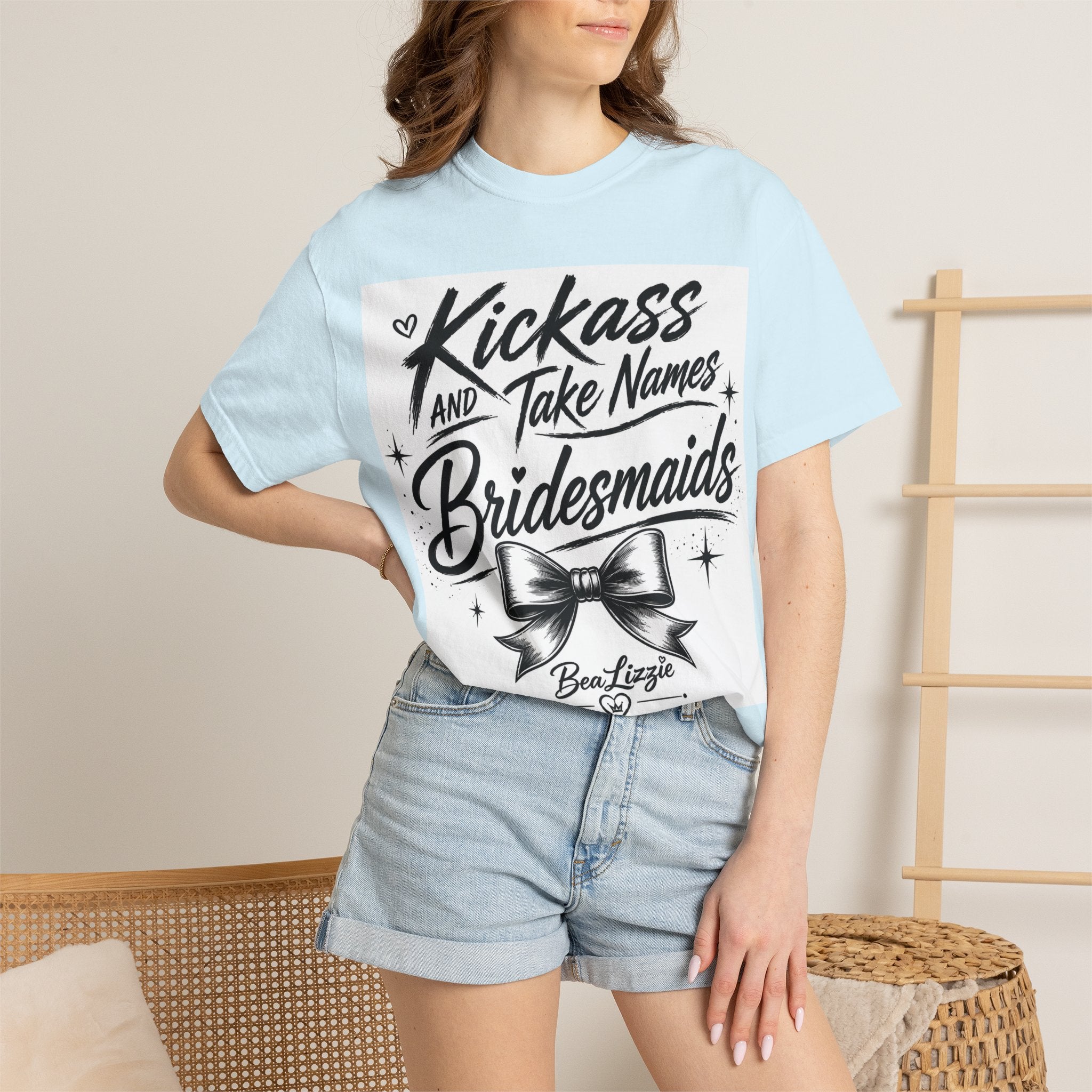 Bridesmaid T-Shirt - "Kickass and Take Names" Bridal Party Tee