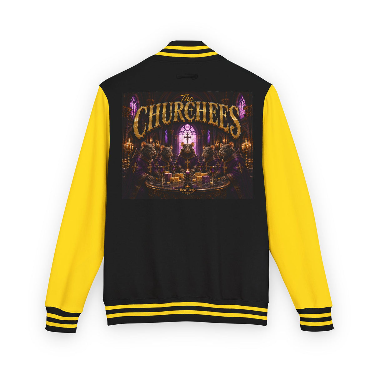 Letterman Jacket — The Churchees Gothic Band Varsity Jacket