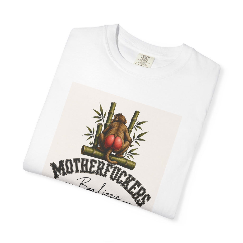 Motherfuckers Buddha Graphic T-Shirt — Retro Buddha & Bamboo Illustration Tee