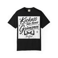 Groomsmen T‑Shirt — "Kickass and Take Names" Bow Tie Wedding Tee