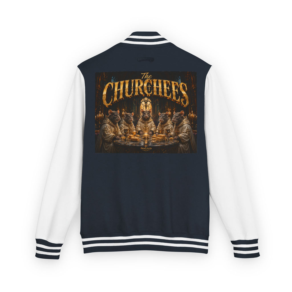 Letterman Jacket — 'The Churchees' Vintage Horror Band Varsity Jacket