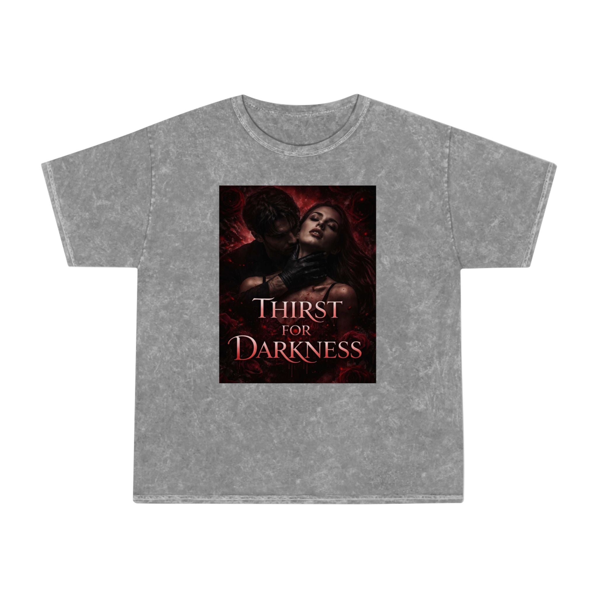 T-shirt délavé « Soif d'obscurité »
