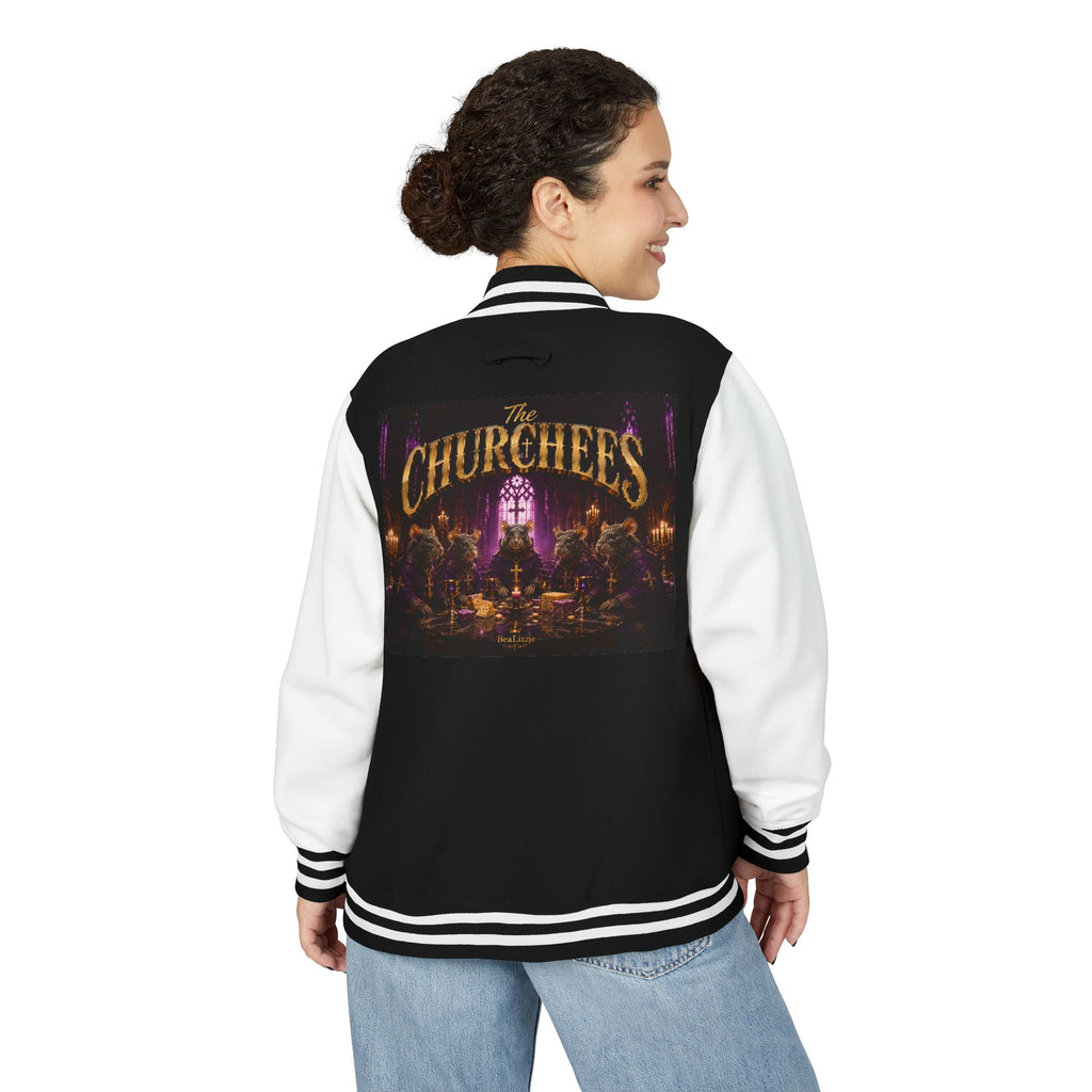 Letterman Jacket — The Churchchefs Band Logo Varsity Jacket
