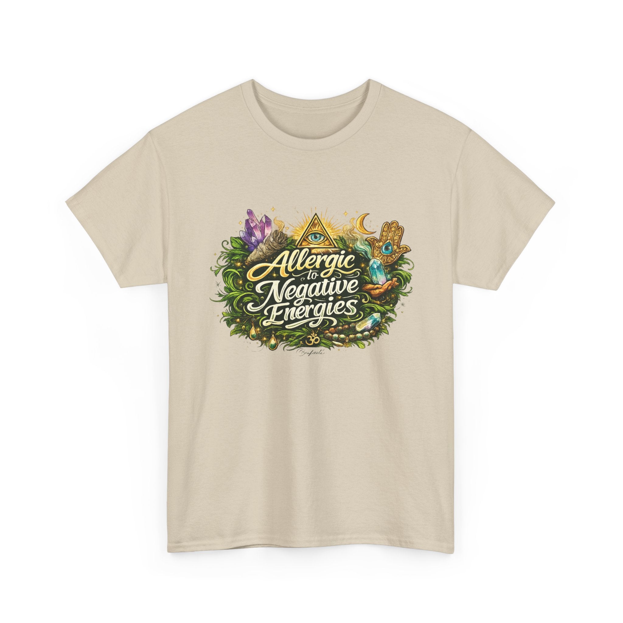 T‑Shirt — "Allergic to Negative Energies" Spiritual Graphic Tee