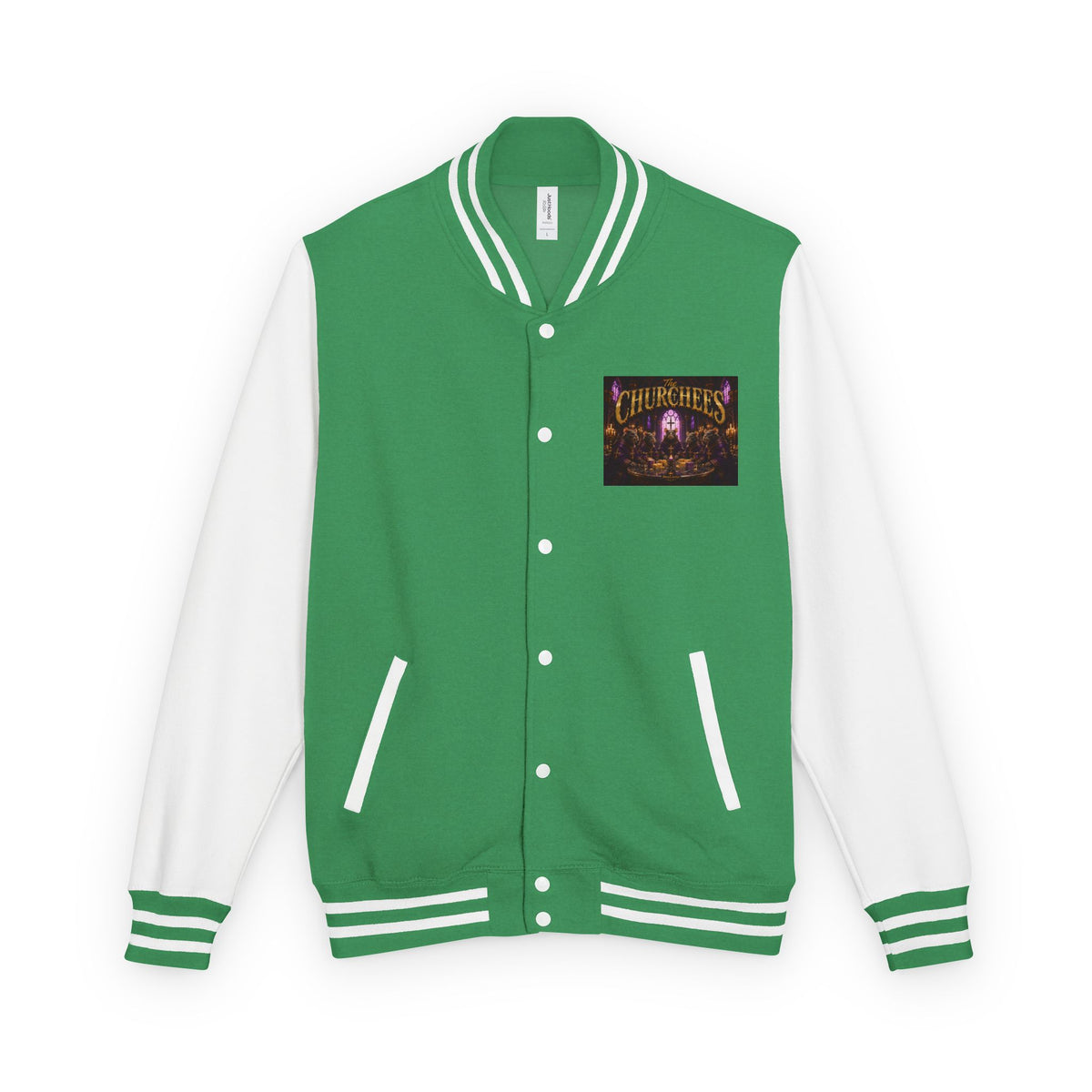Letterman Jacket — The Churchees Gothic Band Varsity Jacket
