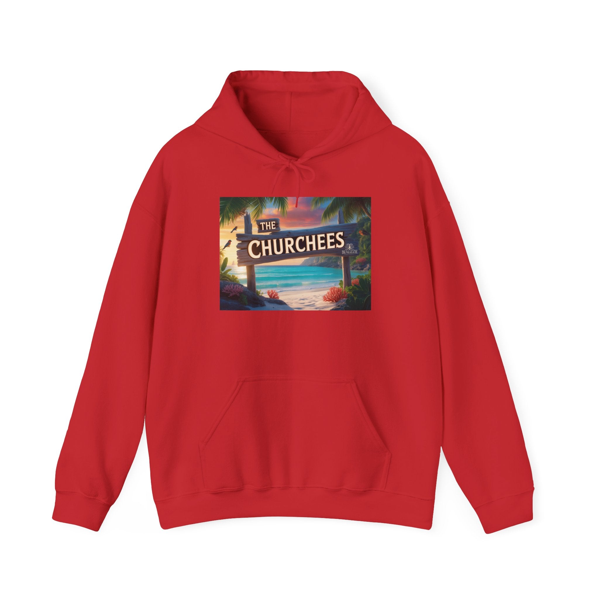 Le sweat à capuche Churchees Retro Beach – Sweat-shirt graphique surf vintage