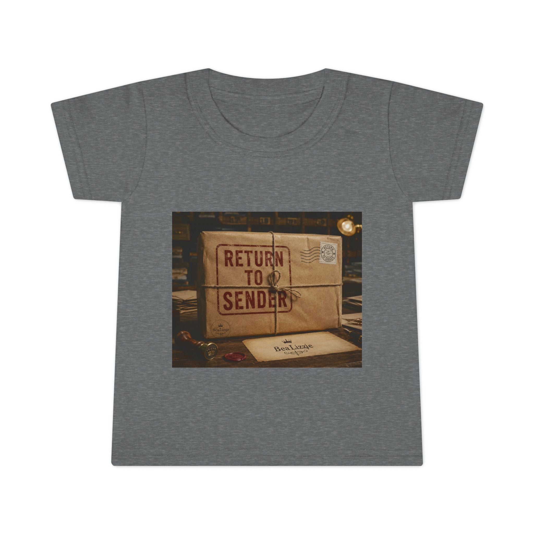 Toddler T-Shirt - "Return to Sender" Vintage Parcel Graphic