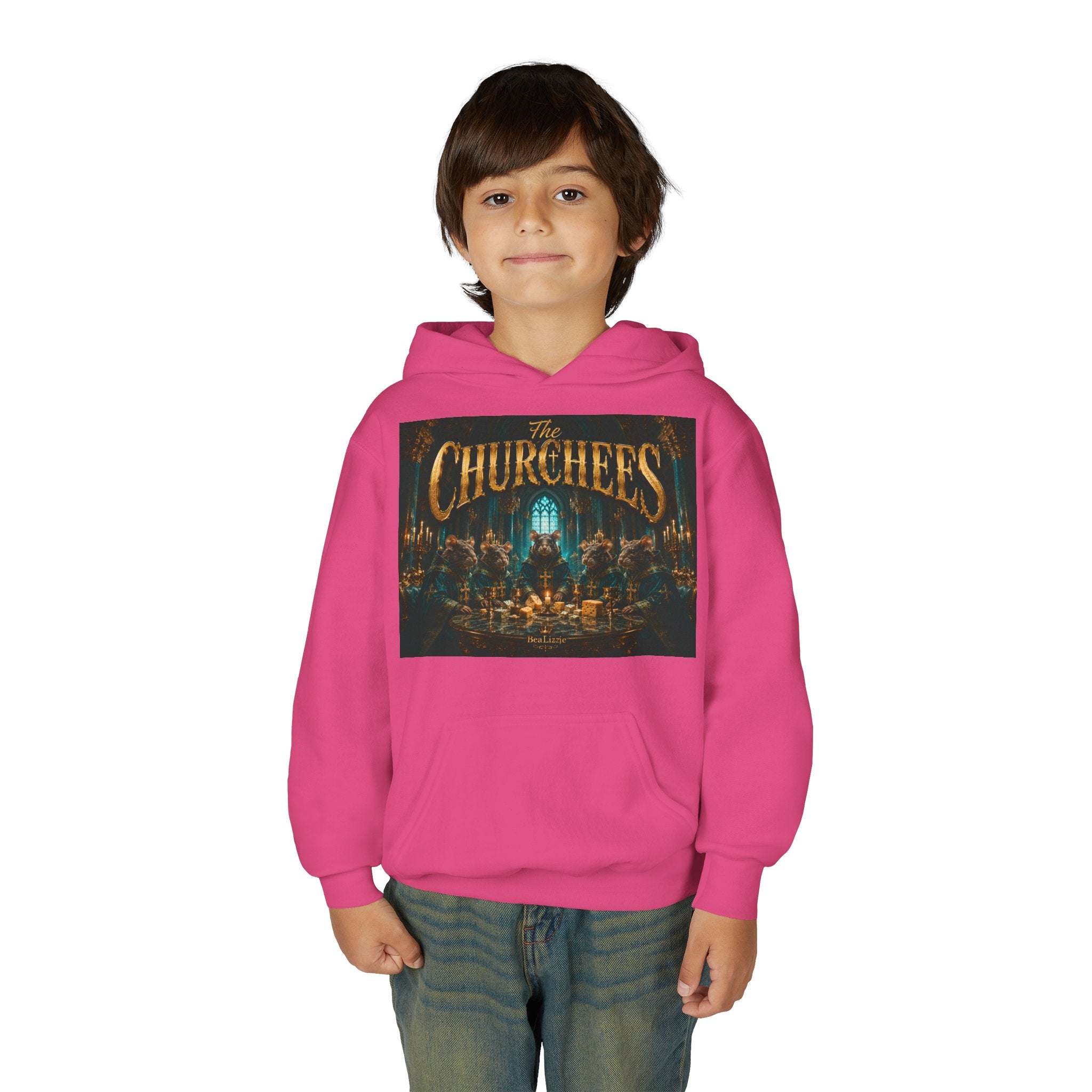 Sweat à capuche enfant - « The Churchees »