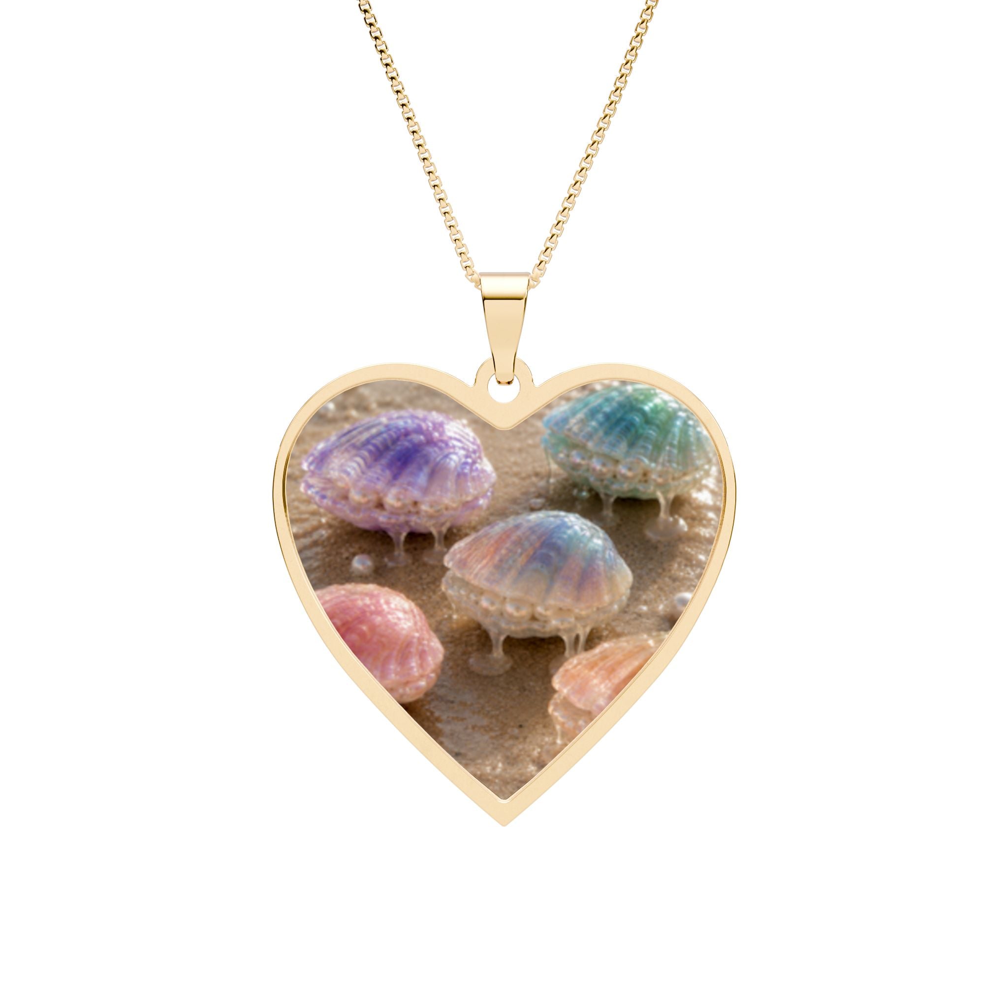 Heart Frame Photo Pendant