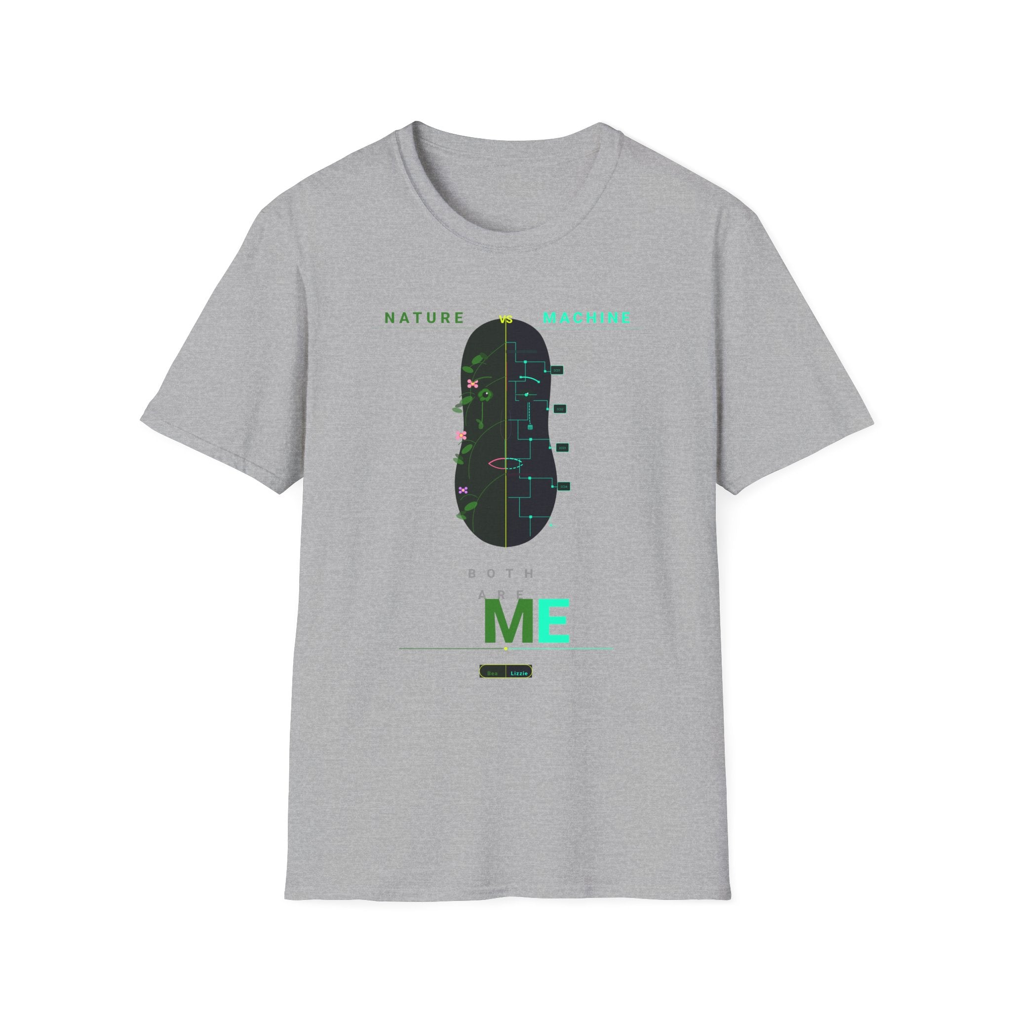 Nature Machine T-Shirt — Eco Tech Graphic Tee