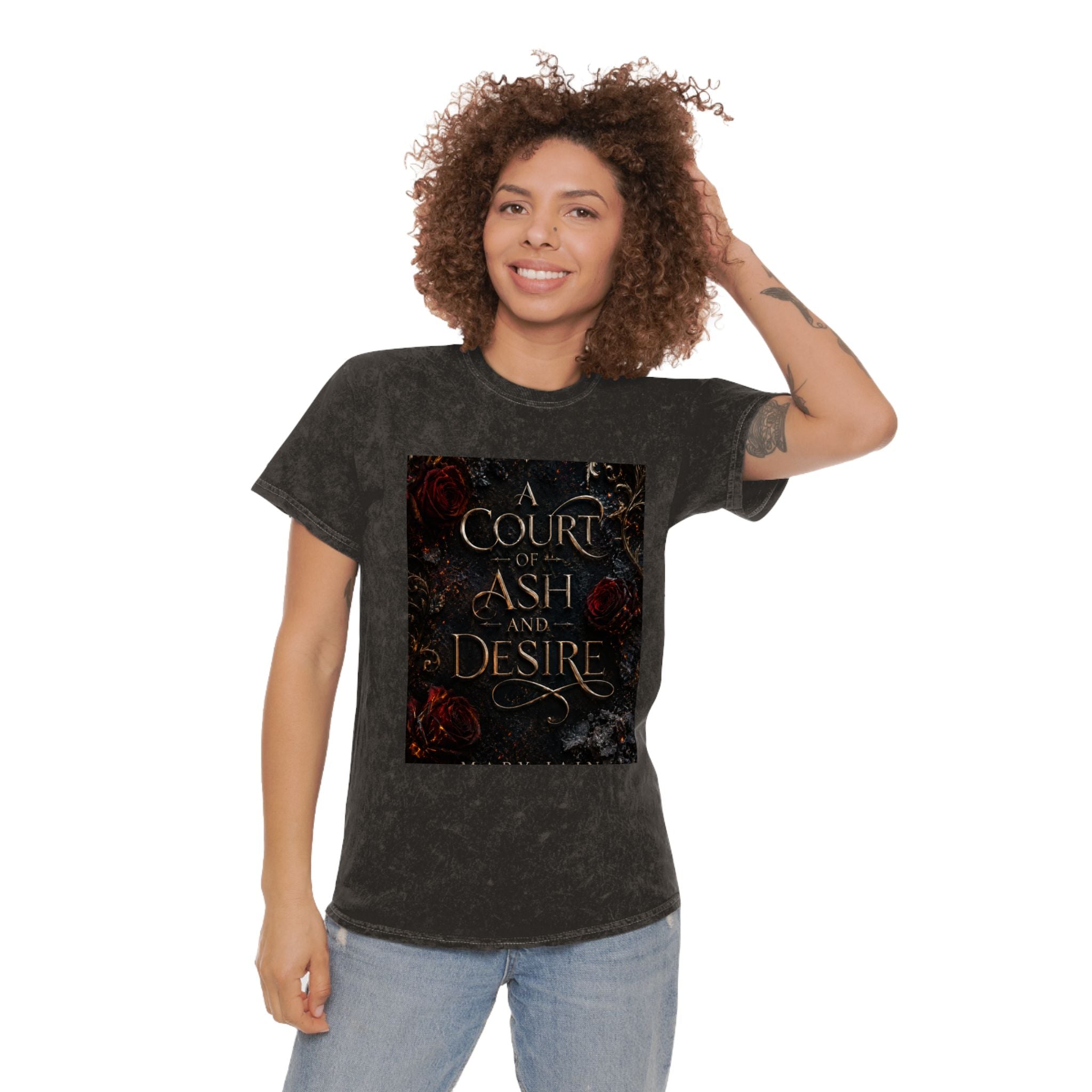 T-shirt délavé A Court of Ash and Desire