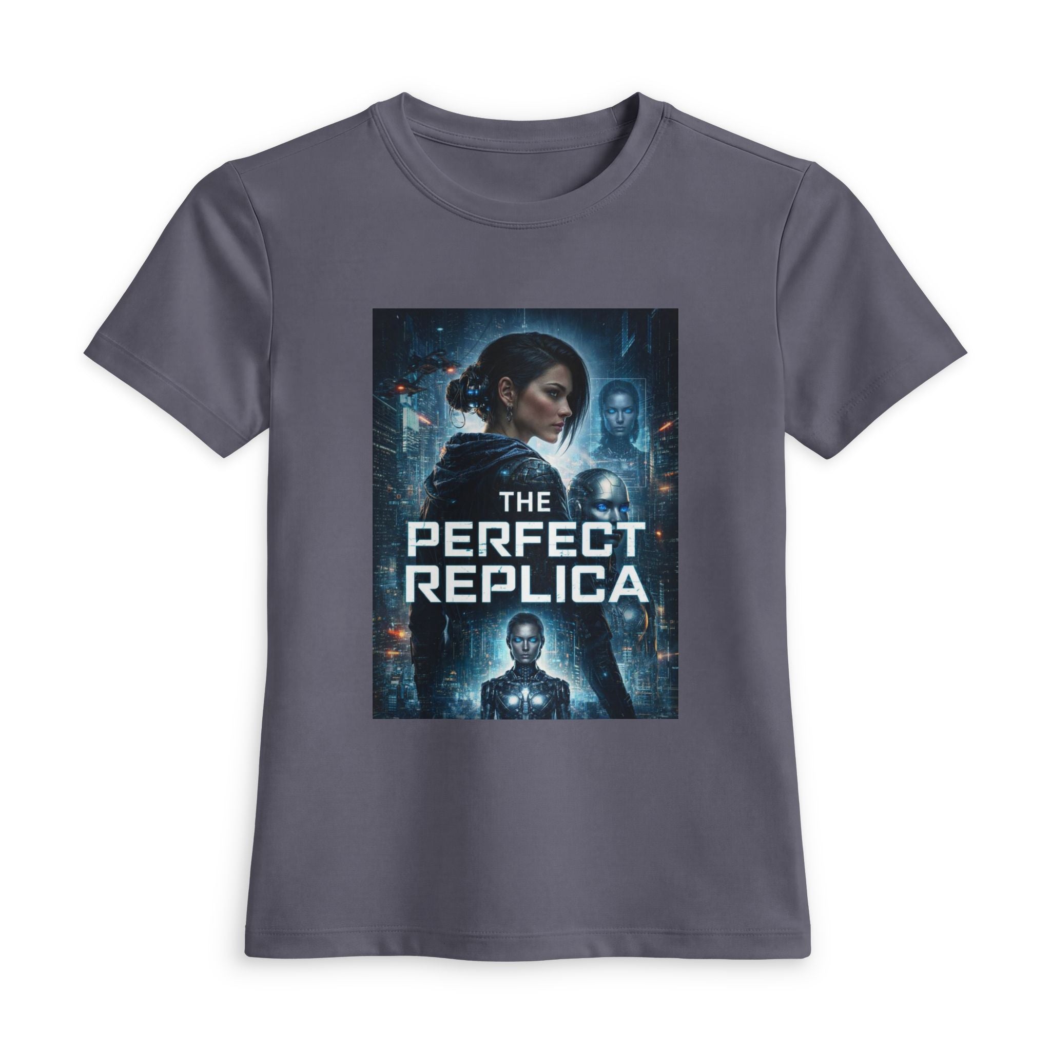 Women's Tee — 'The Perfect Replica' Sci‑Fi Poster Tee