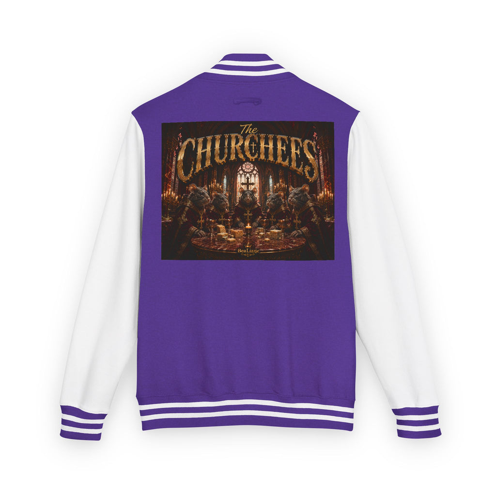 Letterman Jacket — The Churchees Vintage Band Logo Varsity Jacket