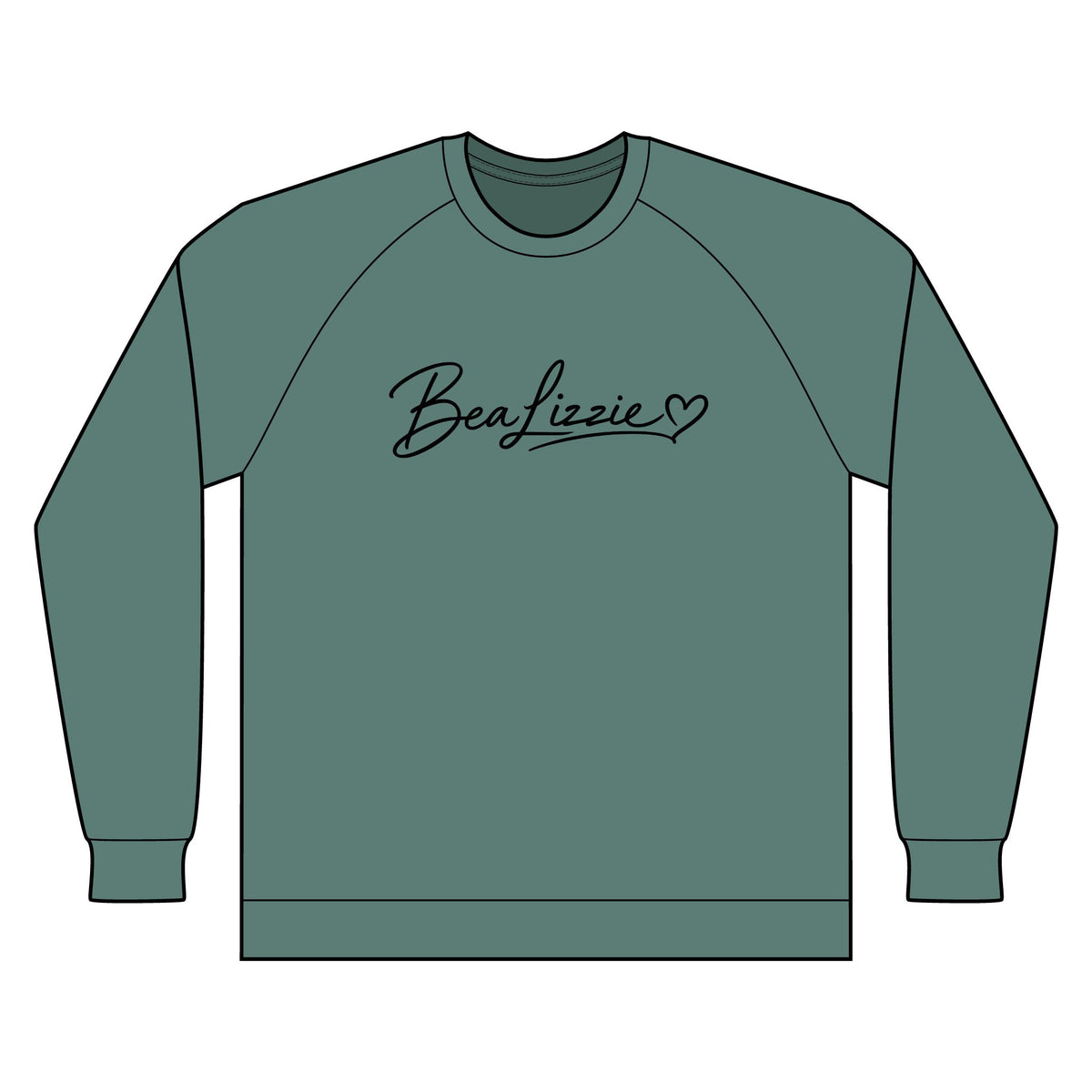 BeaLizzie Heart Crewneck Sweatshirt