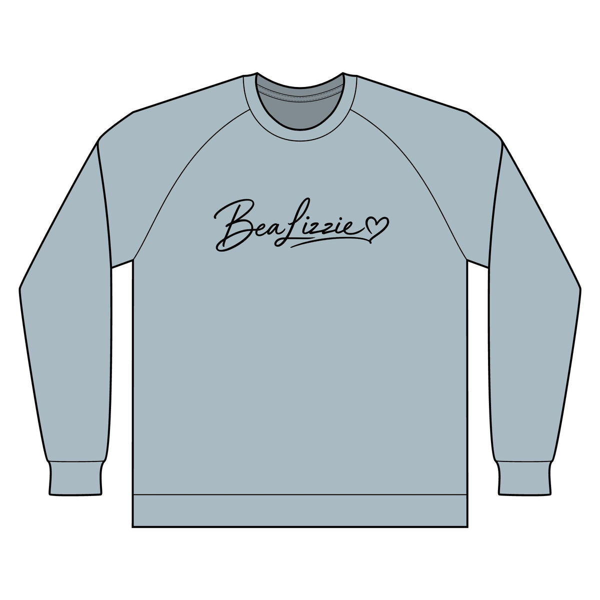 BeaLizzie Heart Crewneck Sweatshirt
