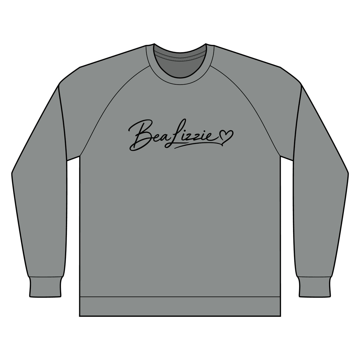 BeaLizzie Heart Crewneck Sweatshirt