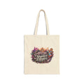 Tote Bag — "Allergic to Negative Energies" Canvas Tote, Spiritual Boho Market Bag for Yoga, Gifts & Everyday Use